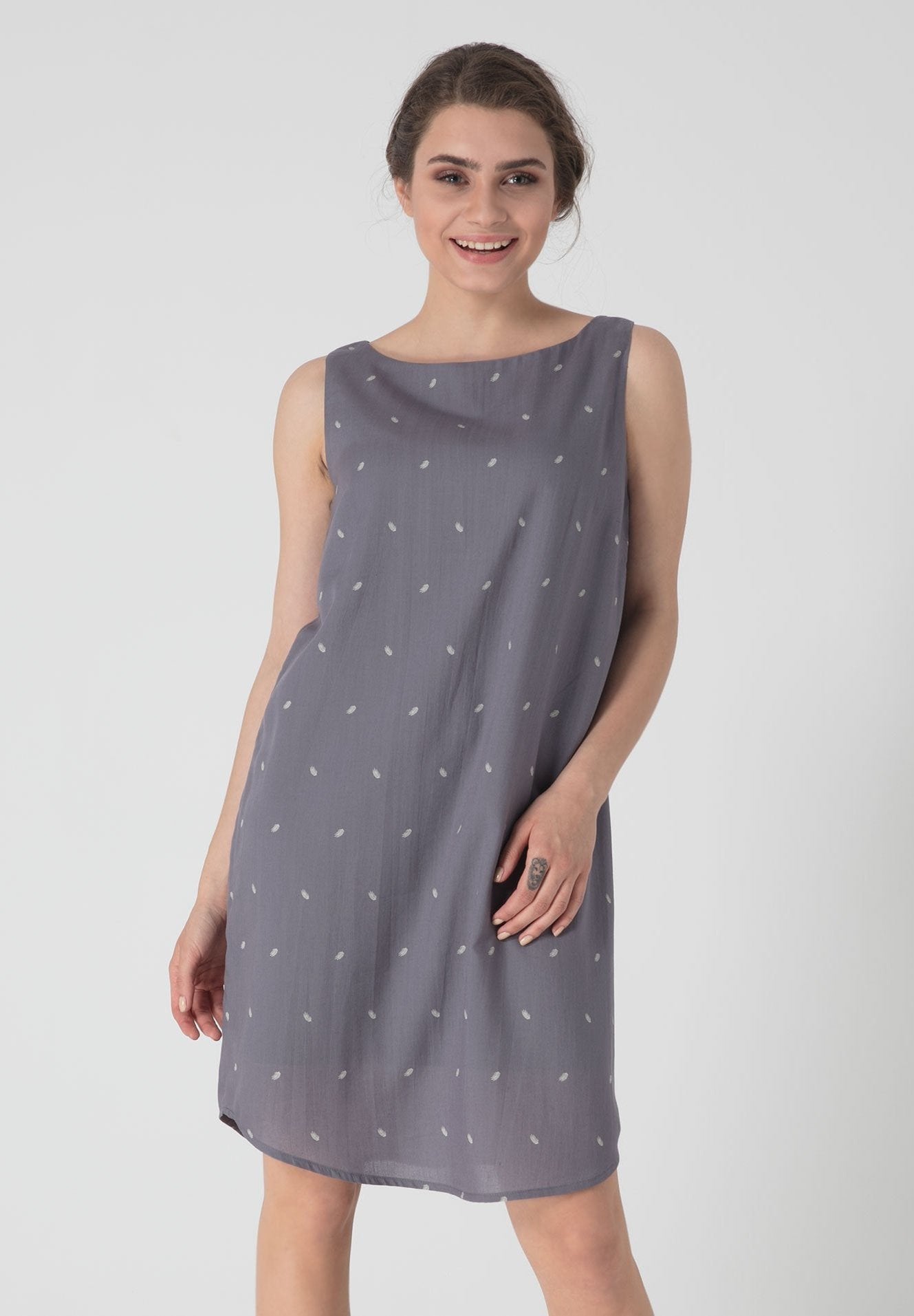 Allover Print Kleid aus TENCEL™ Lyocell
