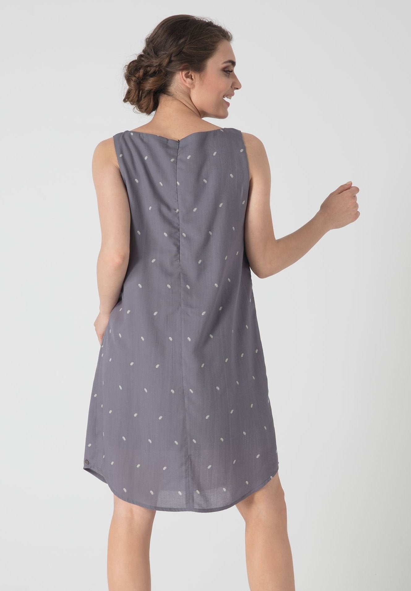 Allover Print Kleid aus TENCEL™ Lyocell