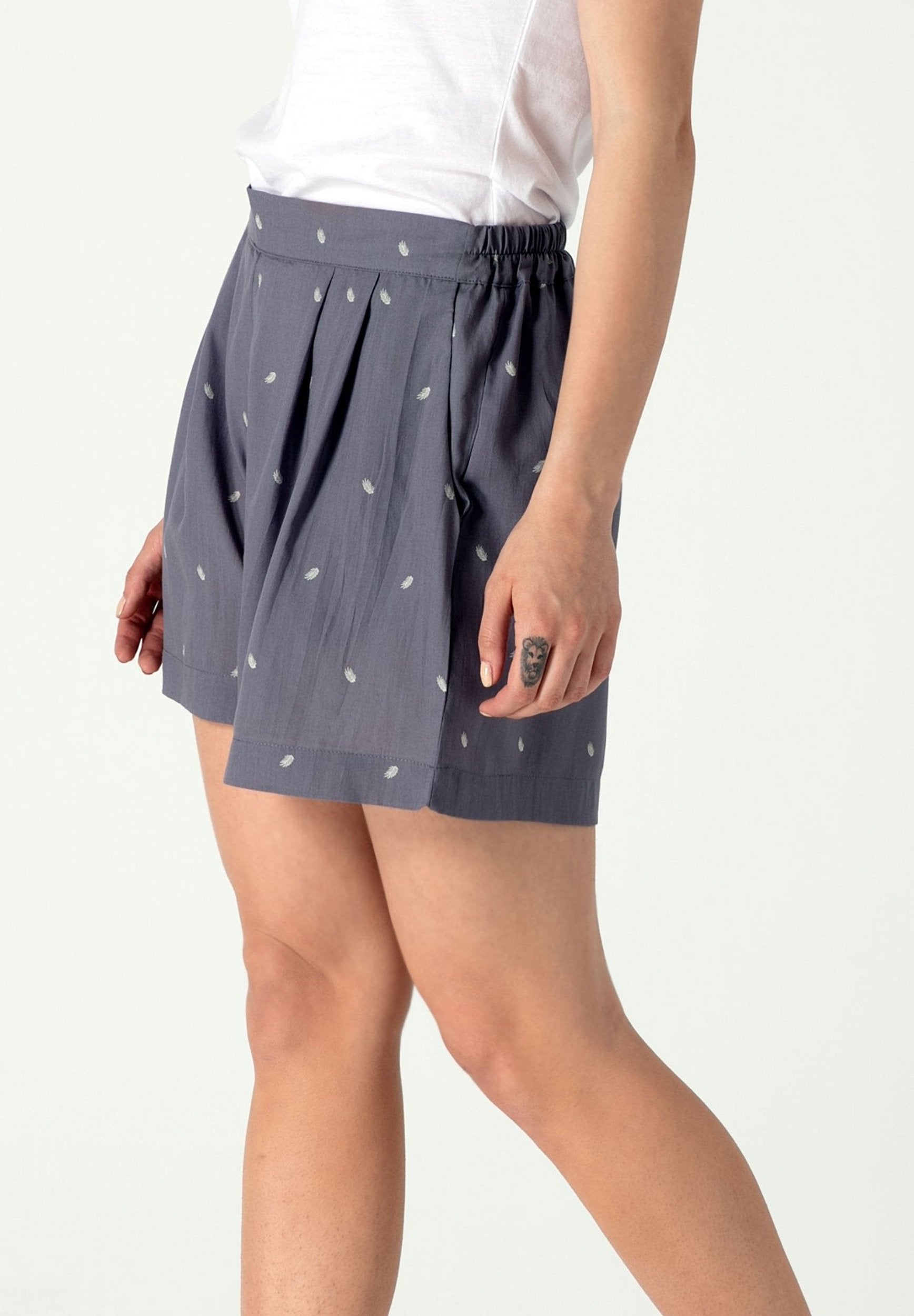 Allover Print Shorts aus TENCEL™ Lyocell