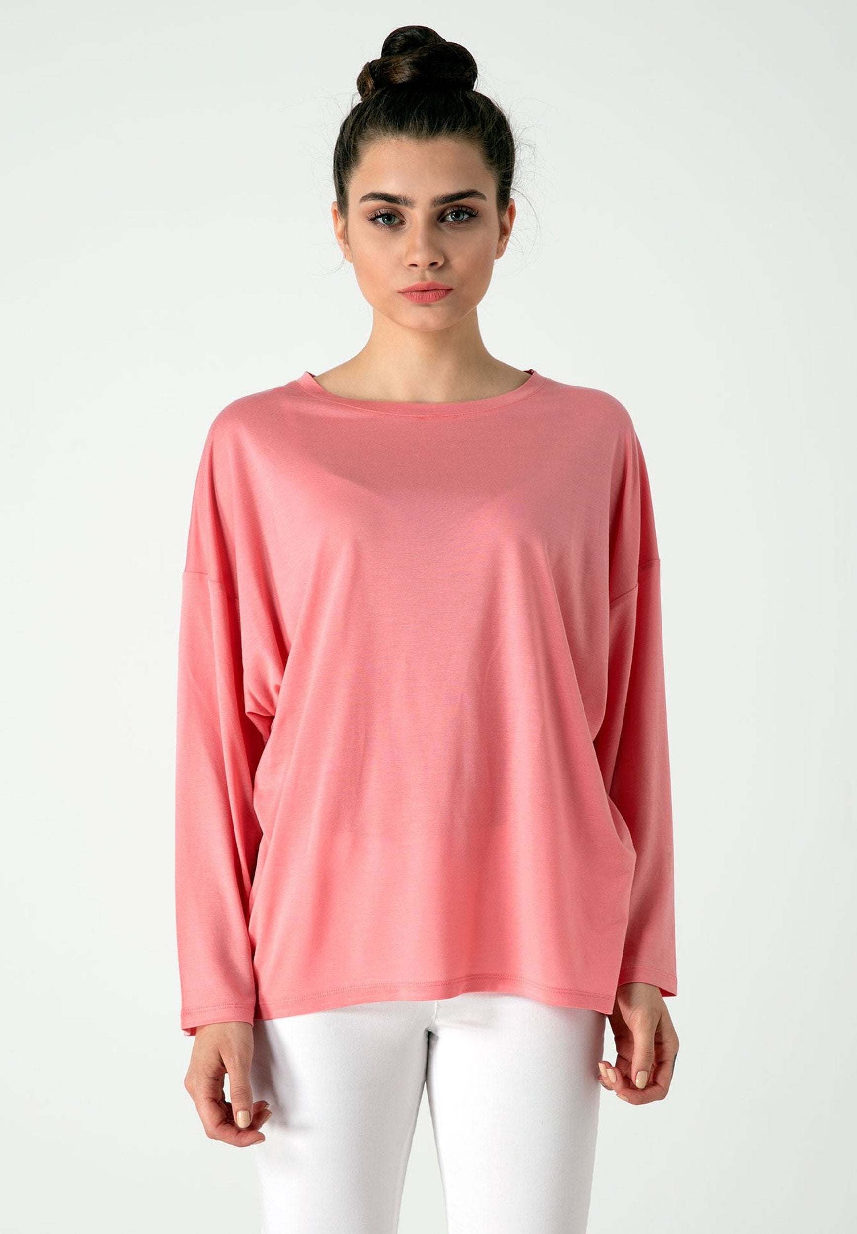 Longsleeve Bluse aus TENCEL™ Lyocell