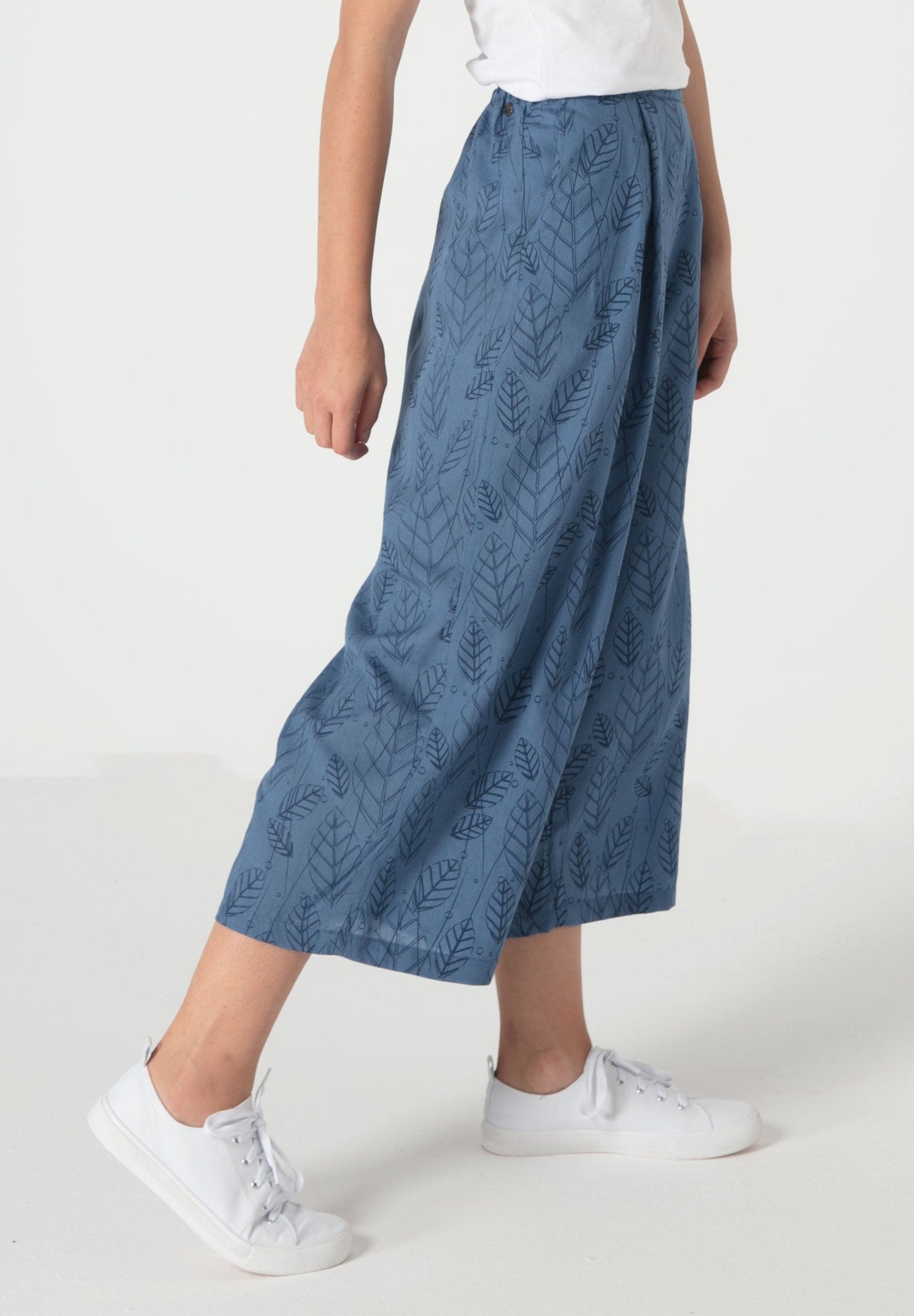 Allover Print Hose aus TENCEL™ Lyocell