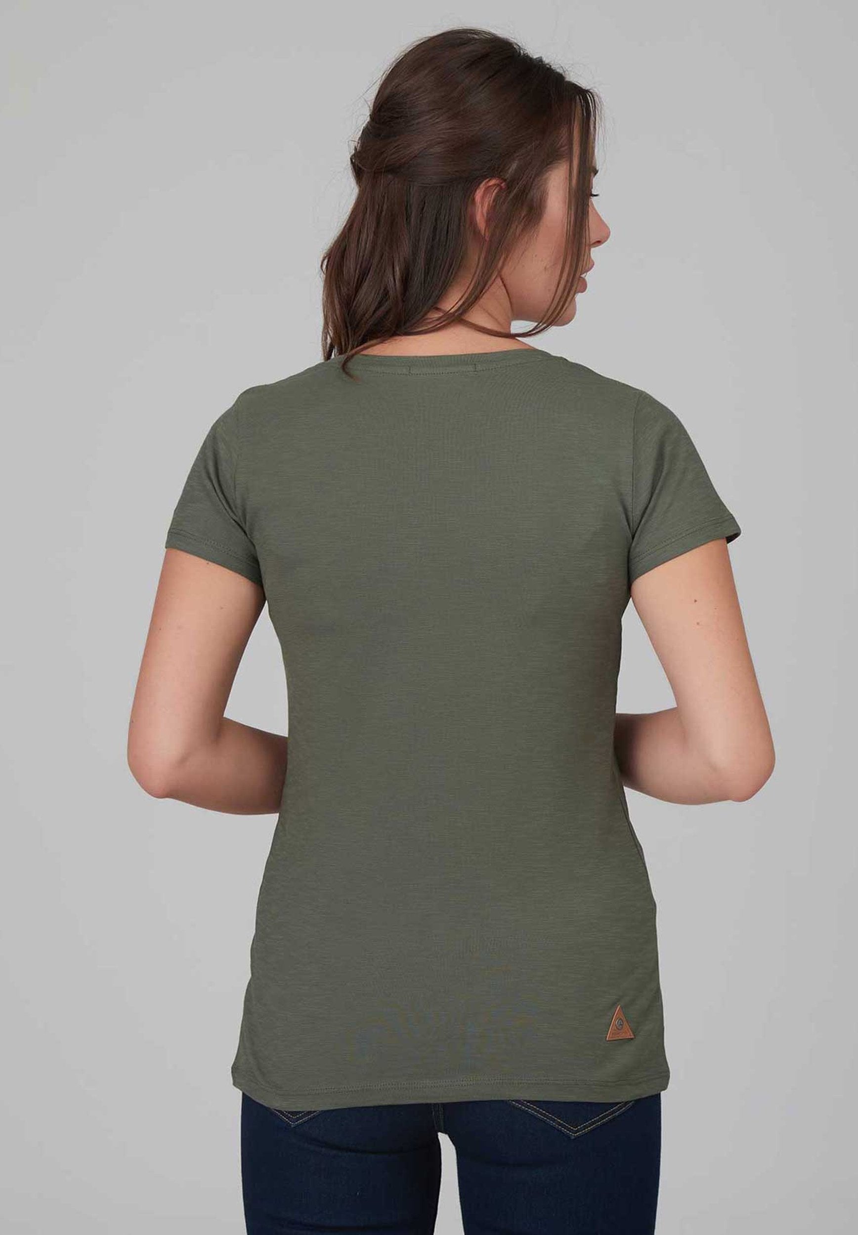 T-Shirt aus Bio-Baumwolle mit Schmetterling-Print