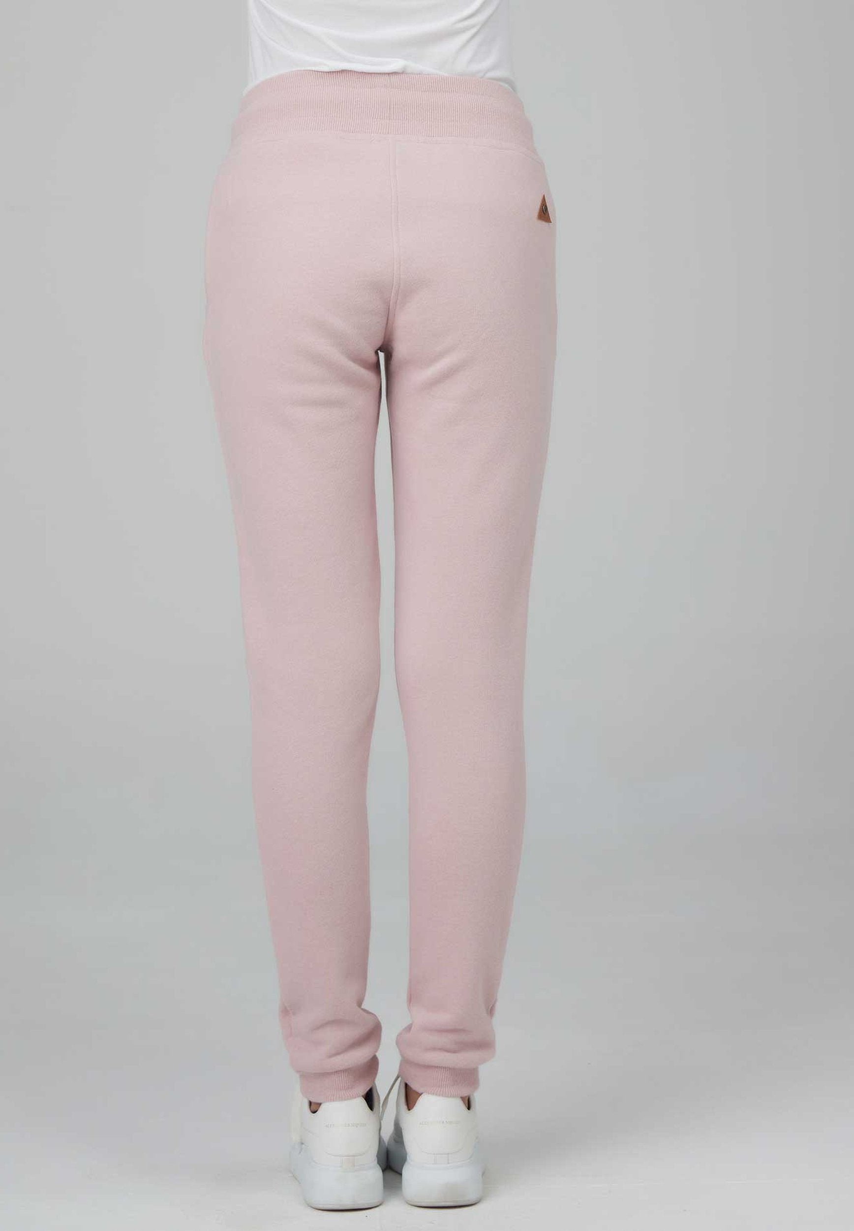 Relaxhose in melierter Optik aus Bio-Baumwolle