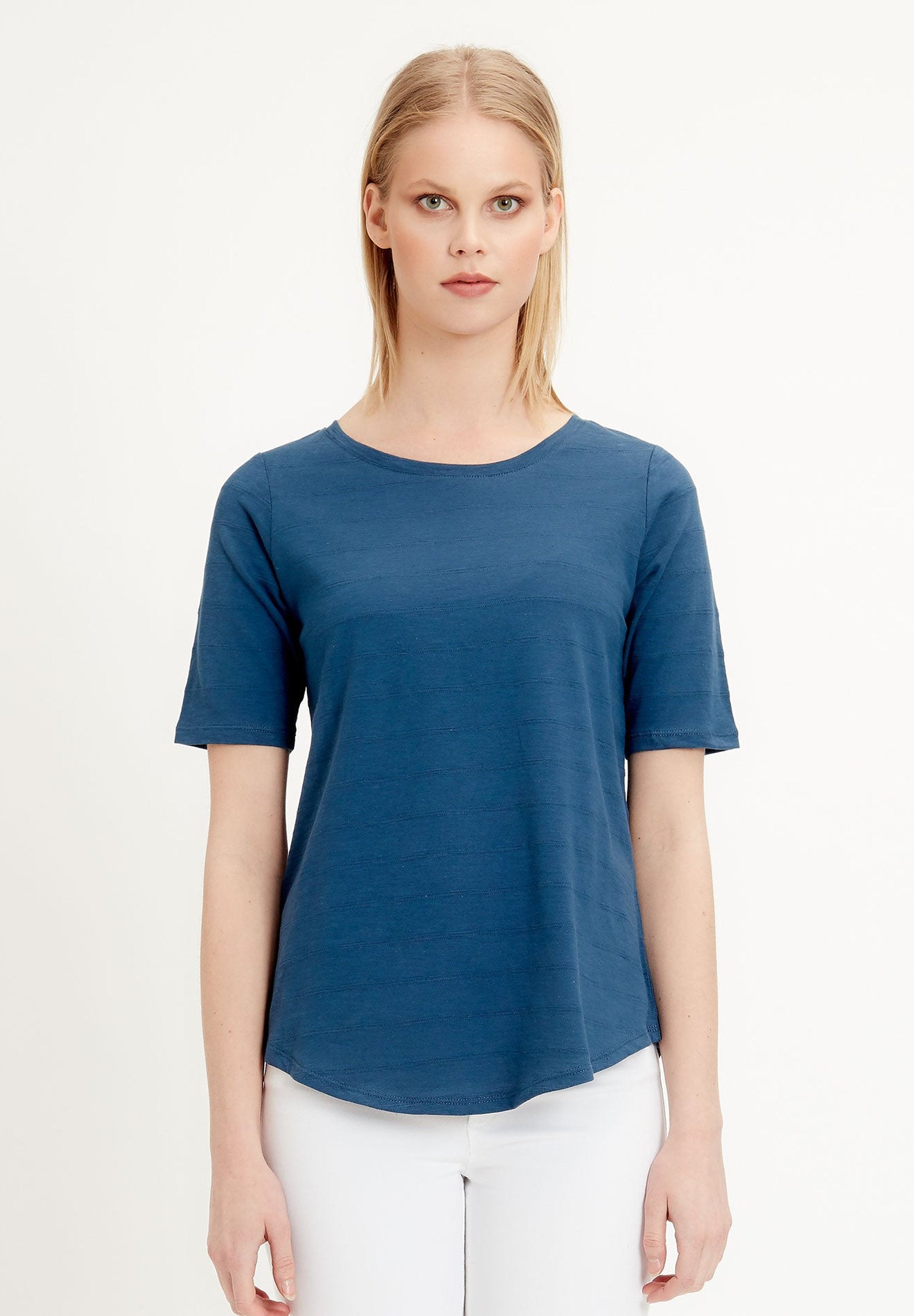 T-Shirt aus Bio-Baumwolle mit halblangen Ärmeln