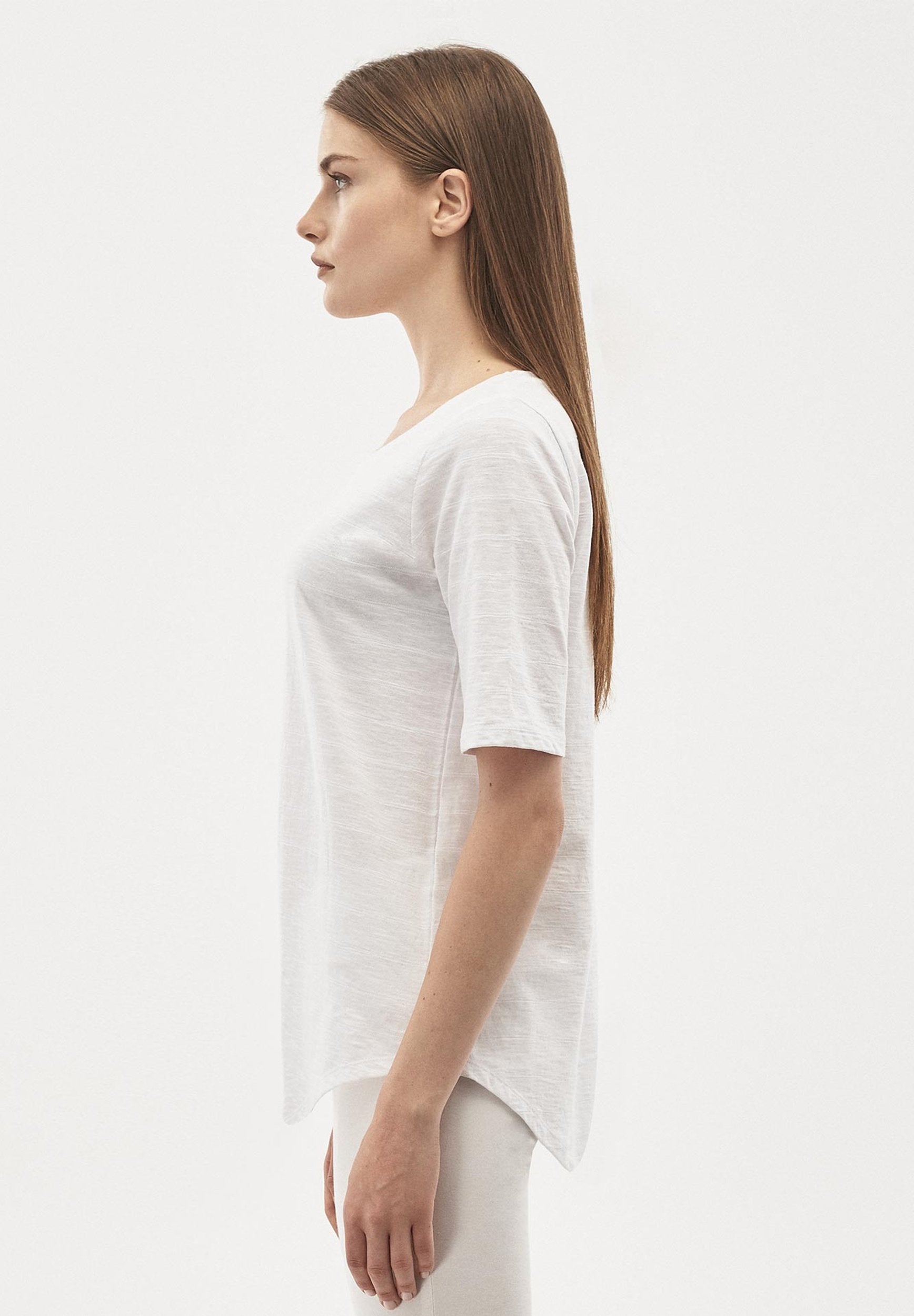T-Shirt aus Bio-Baumwolle mit halblangen Ärmeln