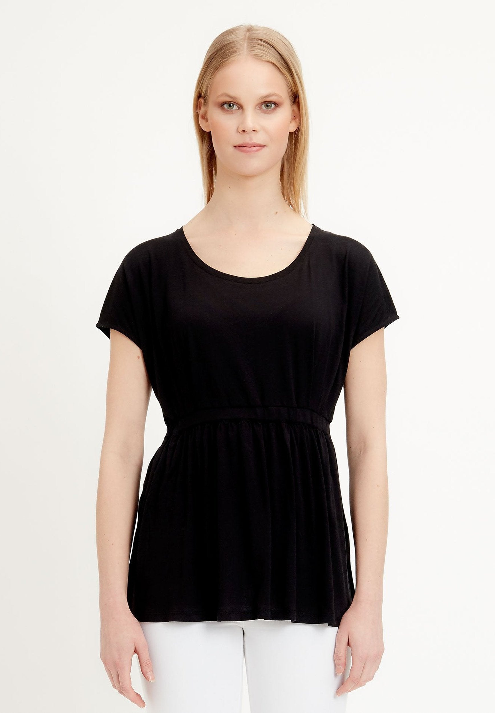 Damen T-Shirt aus TENCEL™ Lyocell-Mix