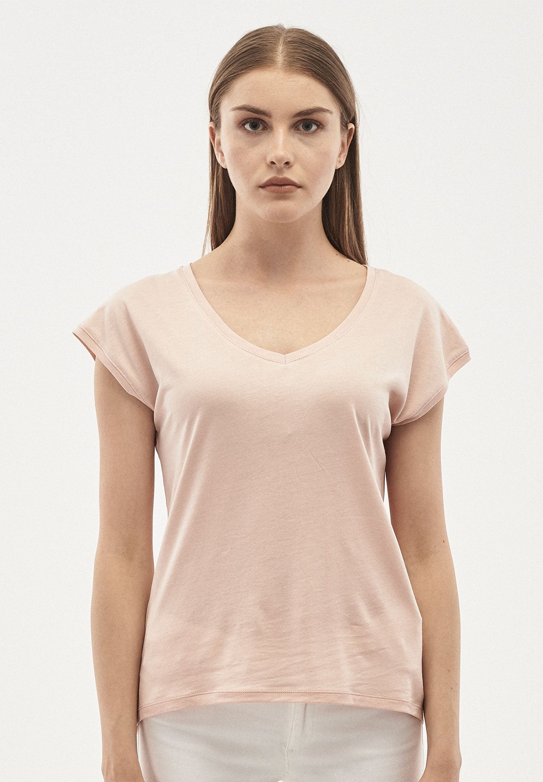T-Shirt  aus TENCEL™ Lyocell-Mix
