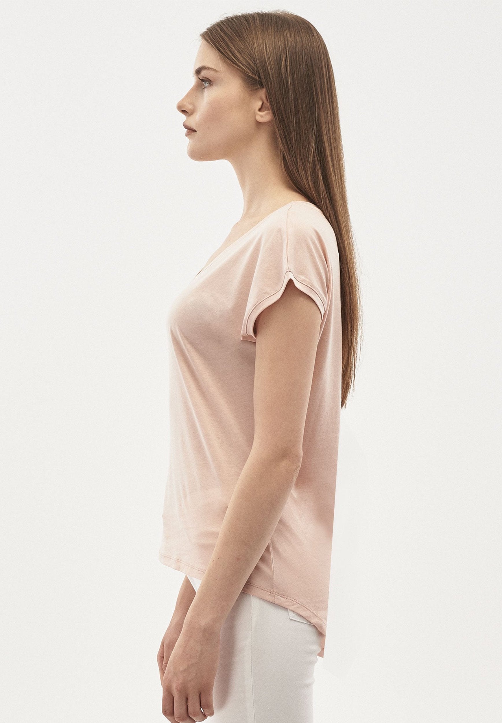 T-Shirt  aus TENCEL™ Lyocell-Mix