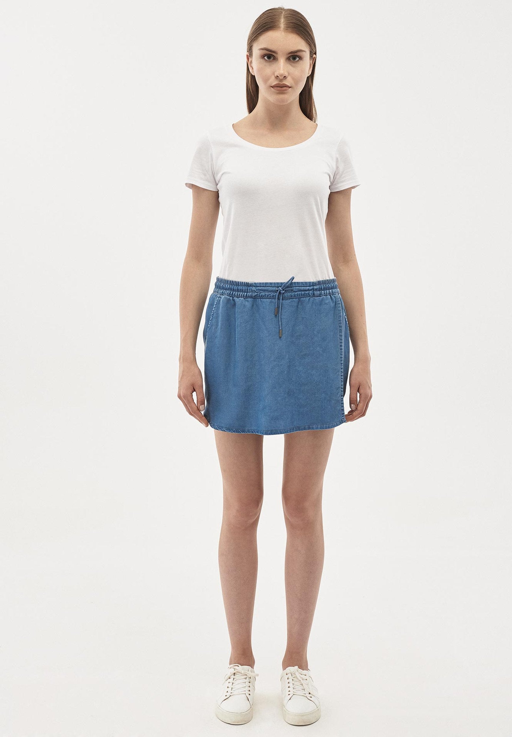 Sportliche Rock-Shorts aus TENCEL™ Lyocell Denim