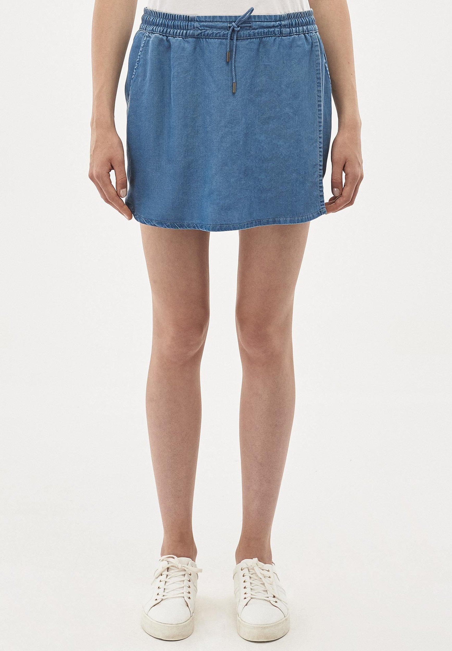 Sportliche Rock-Shorts aus TENCEL™ Lyocell Denim