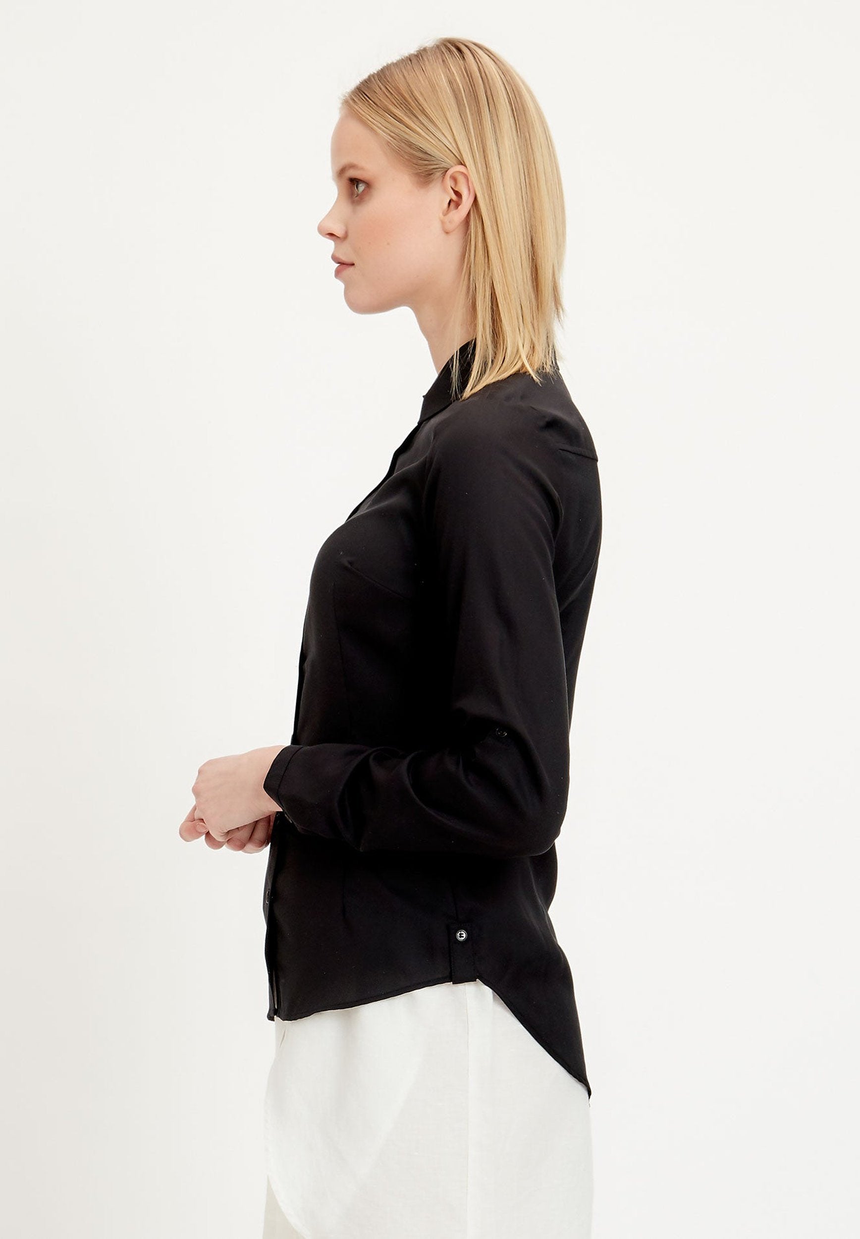 Hemdbluse aus TENCEL™ Lyocell