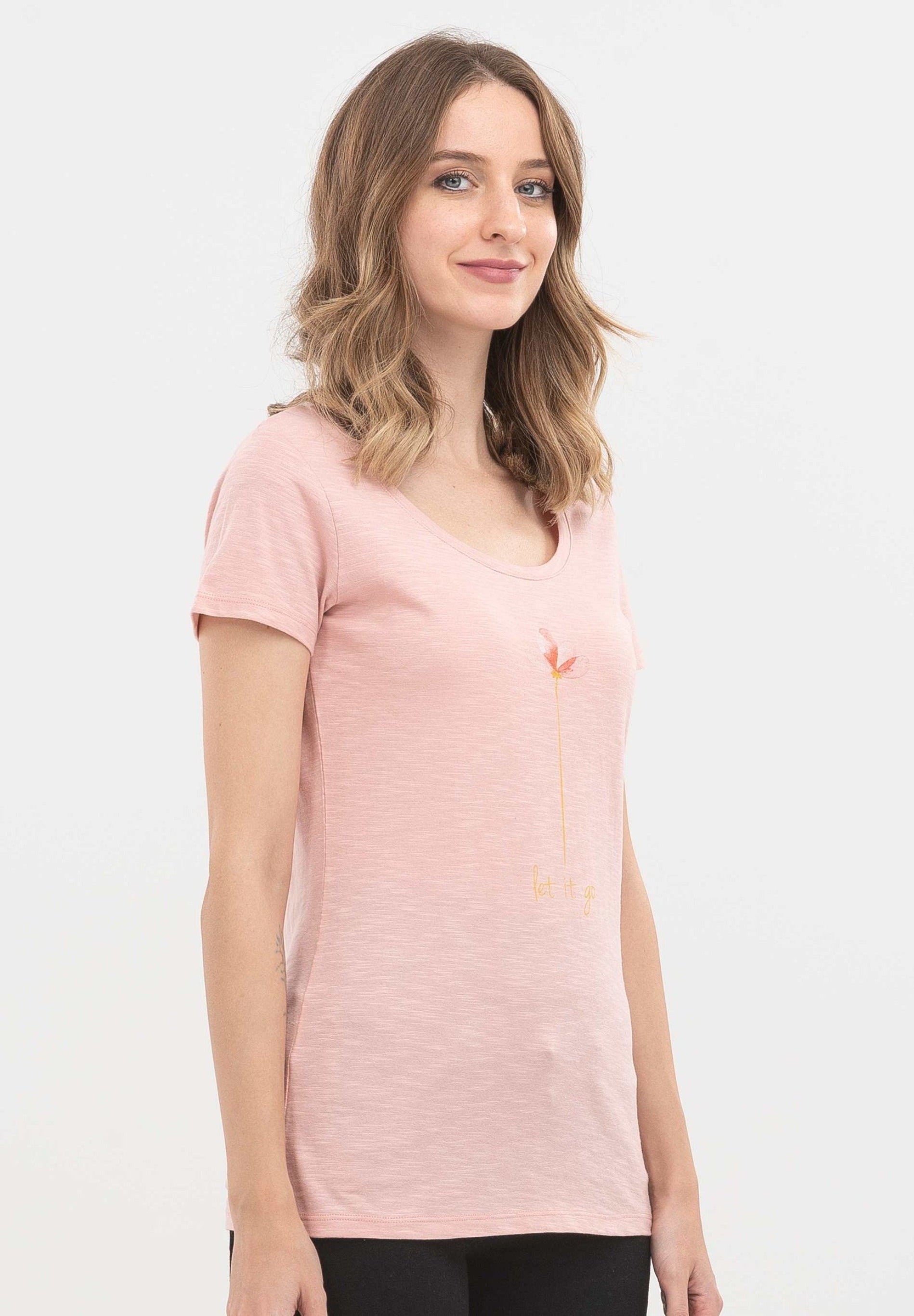 T-Shirt aus Bio-Baumwolle mit Print