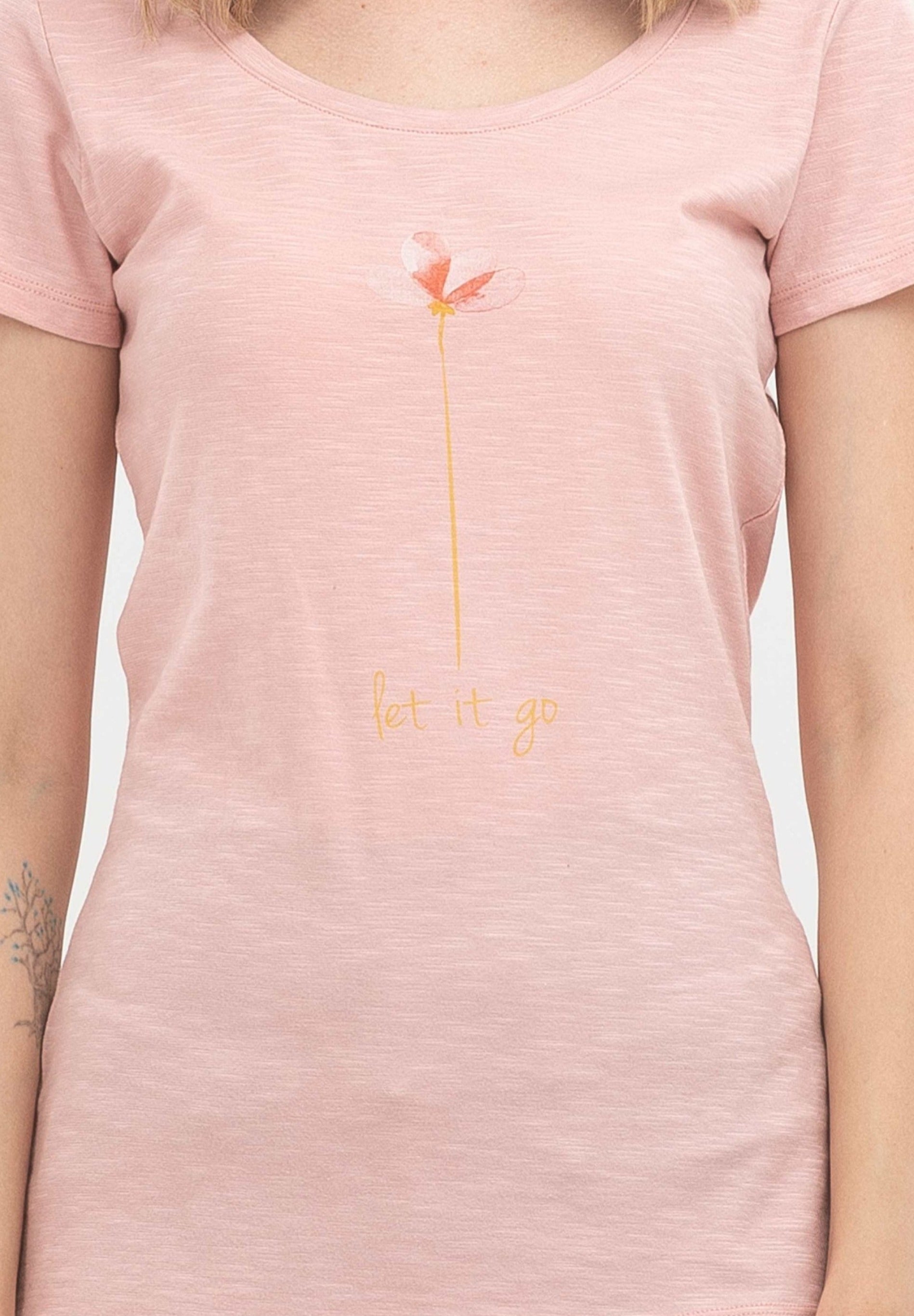 T-Shirt aus Bio-Baumwolle mit Print