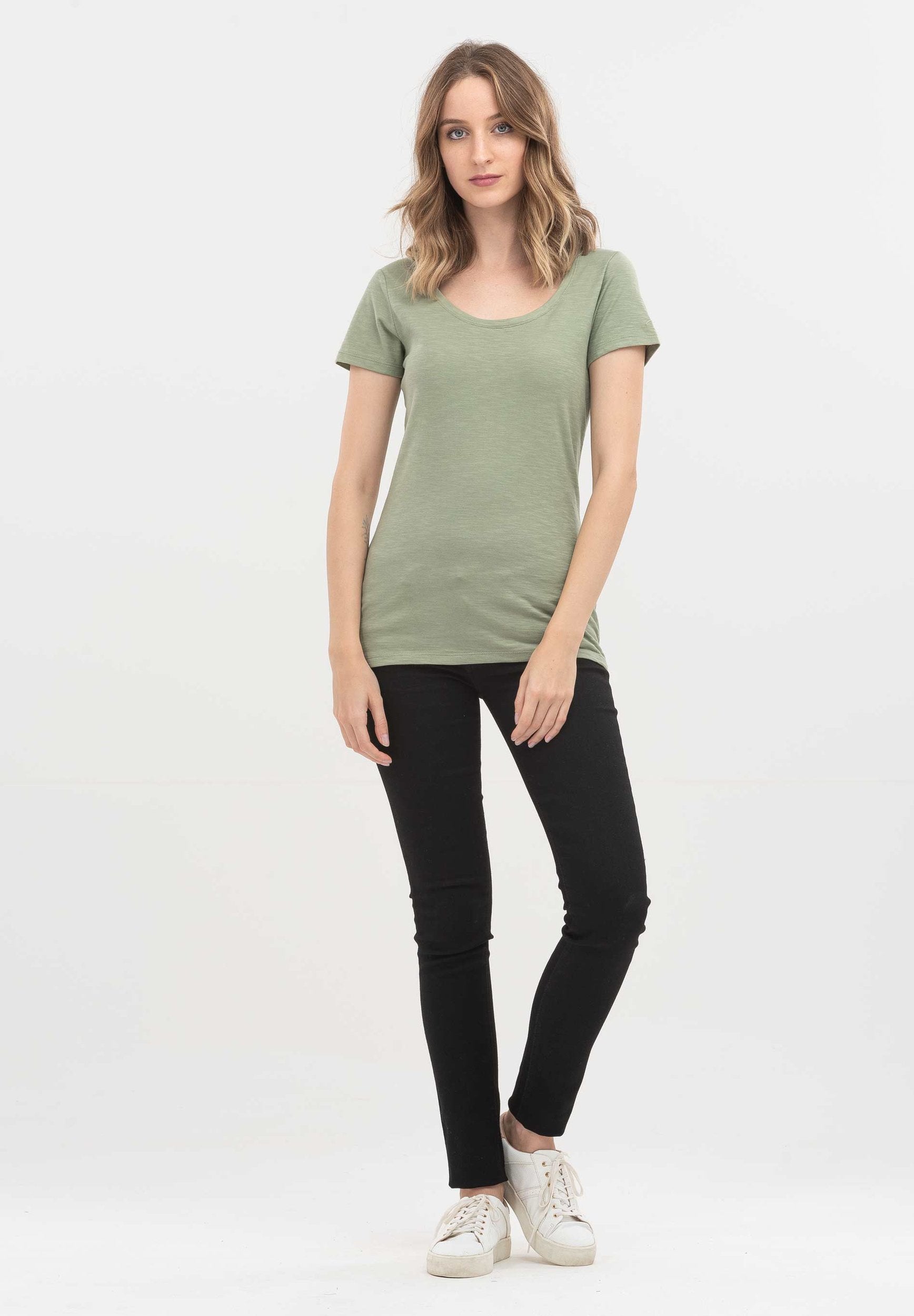 Basic T-Shirt aus Bio-Baumwolle