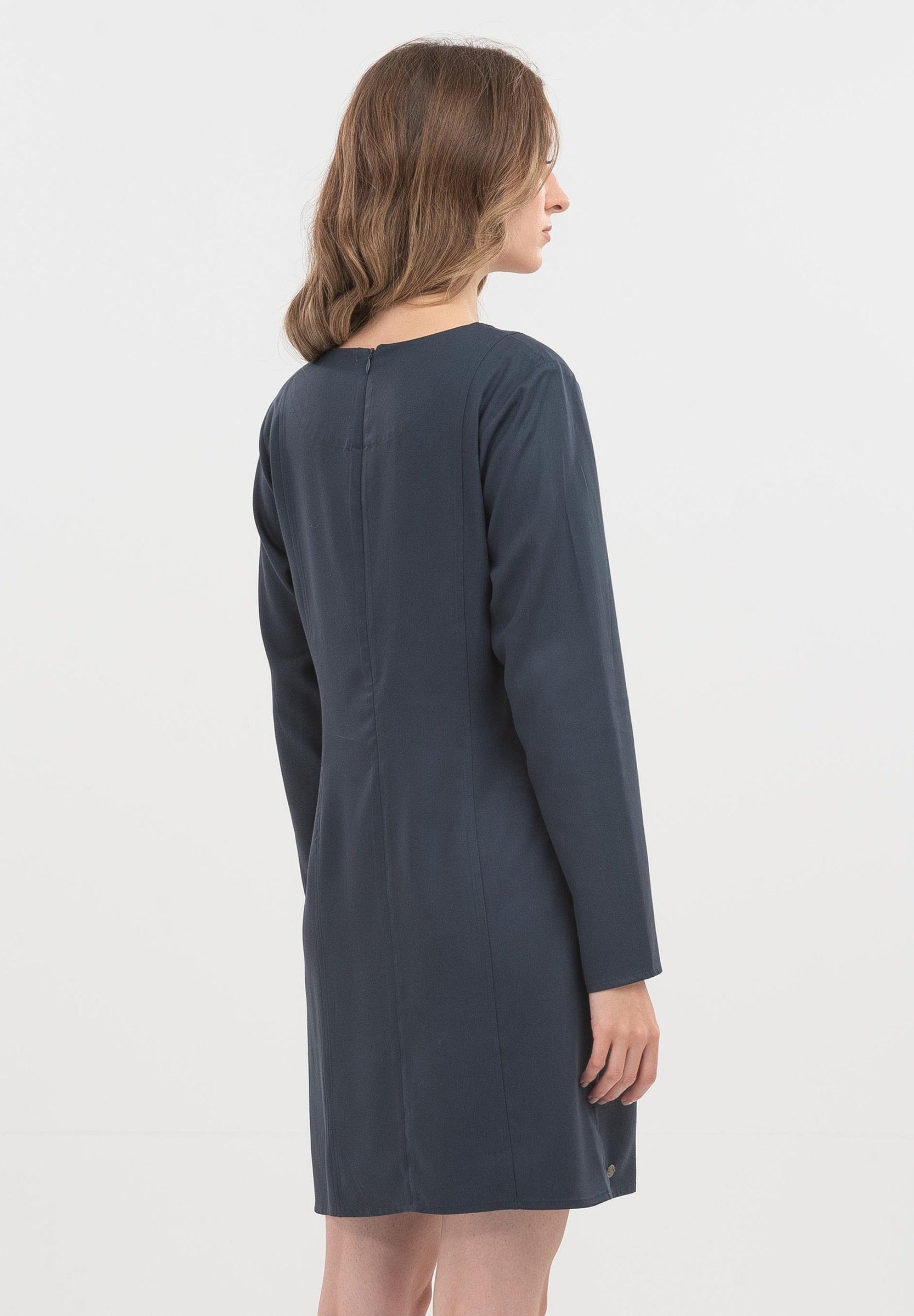 Kleid aus TENCEL™ Lyocell mit U-Boot-Ausschnitt