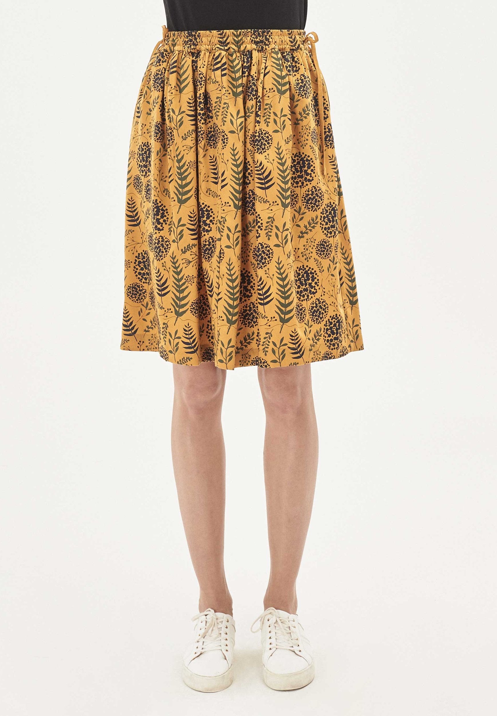 Rock aus TENCEL™ Lyocell mit Allover-Print