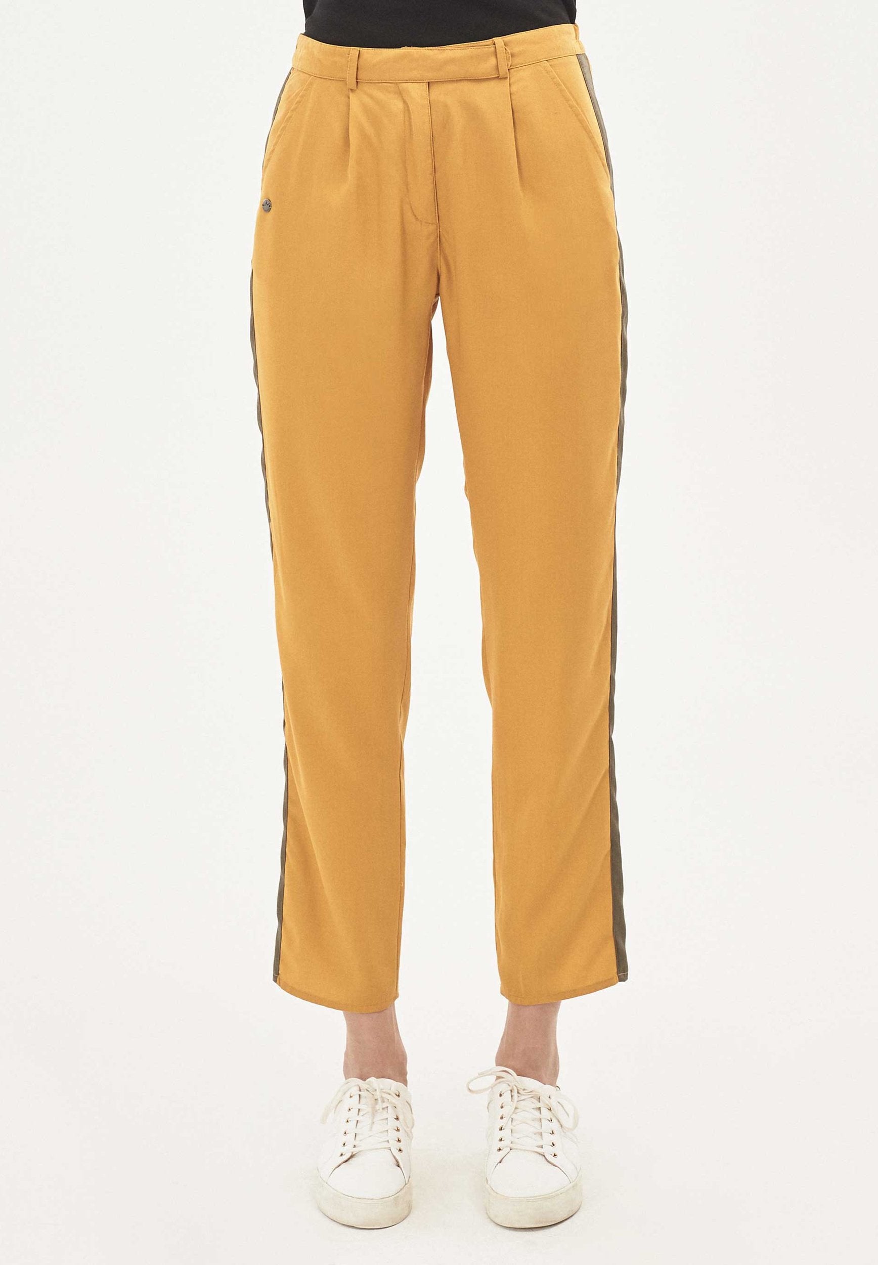 Hose aus TENCEL™ Lyocell mit seitlichen Tapestreifen