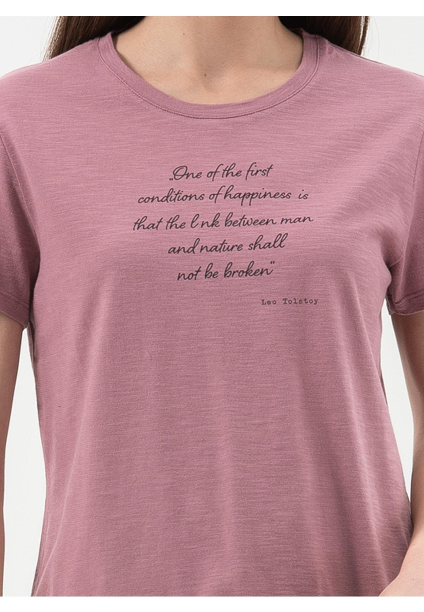 T-Shirt aus Bio-Baumwolle mit Text-Print