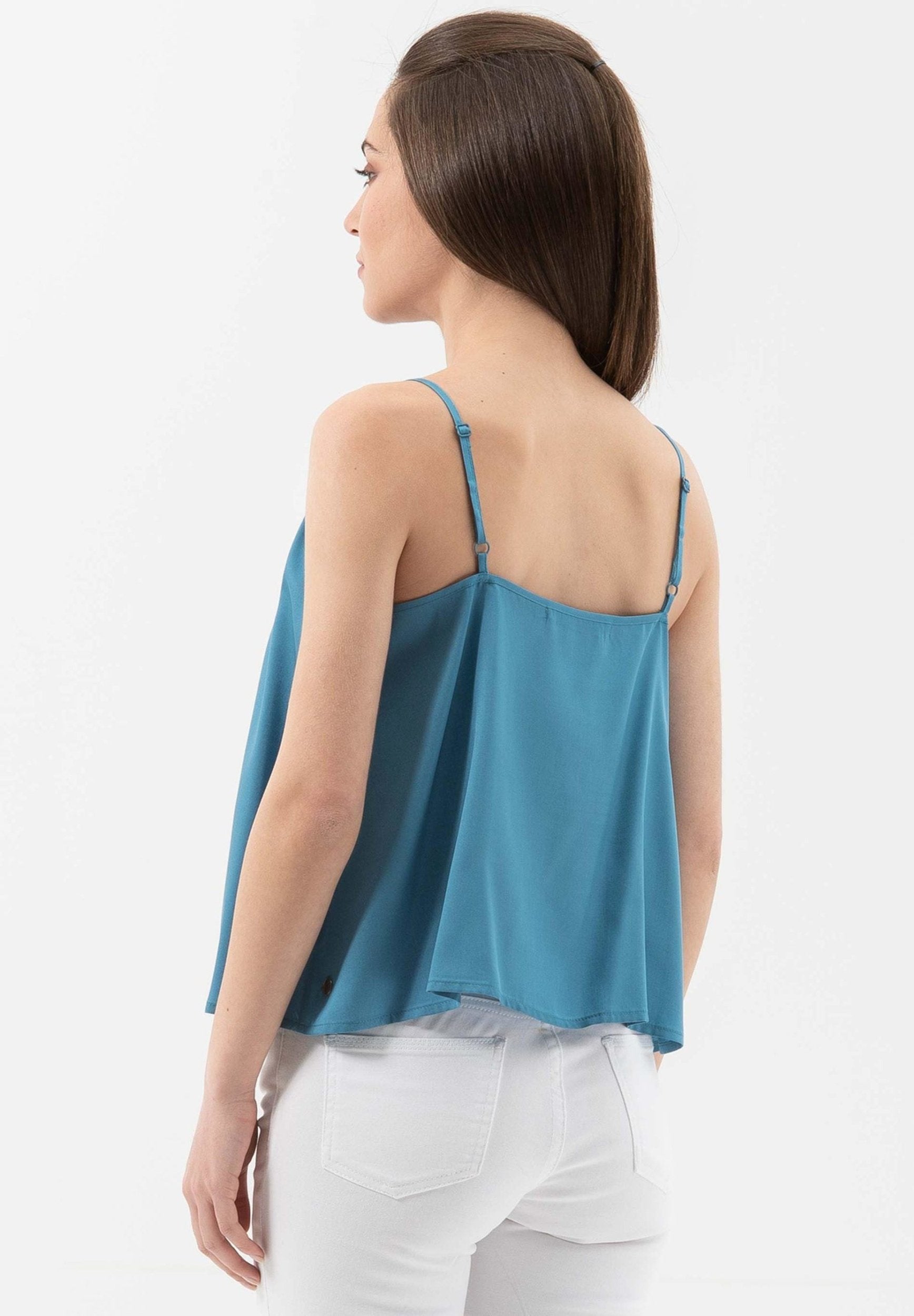 Spaghettiträger-Top aus TENCEL™ Lyocell
