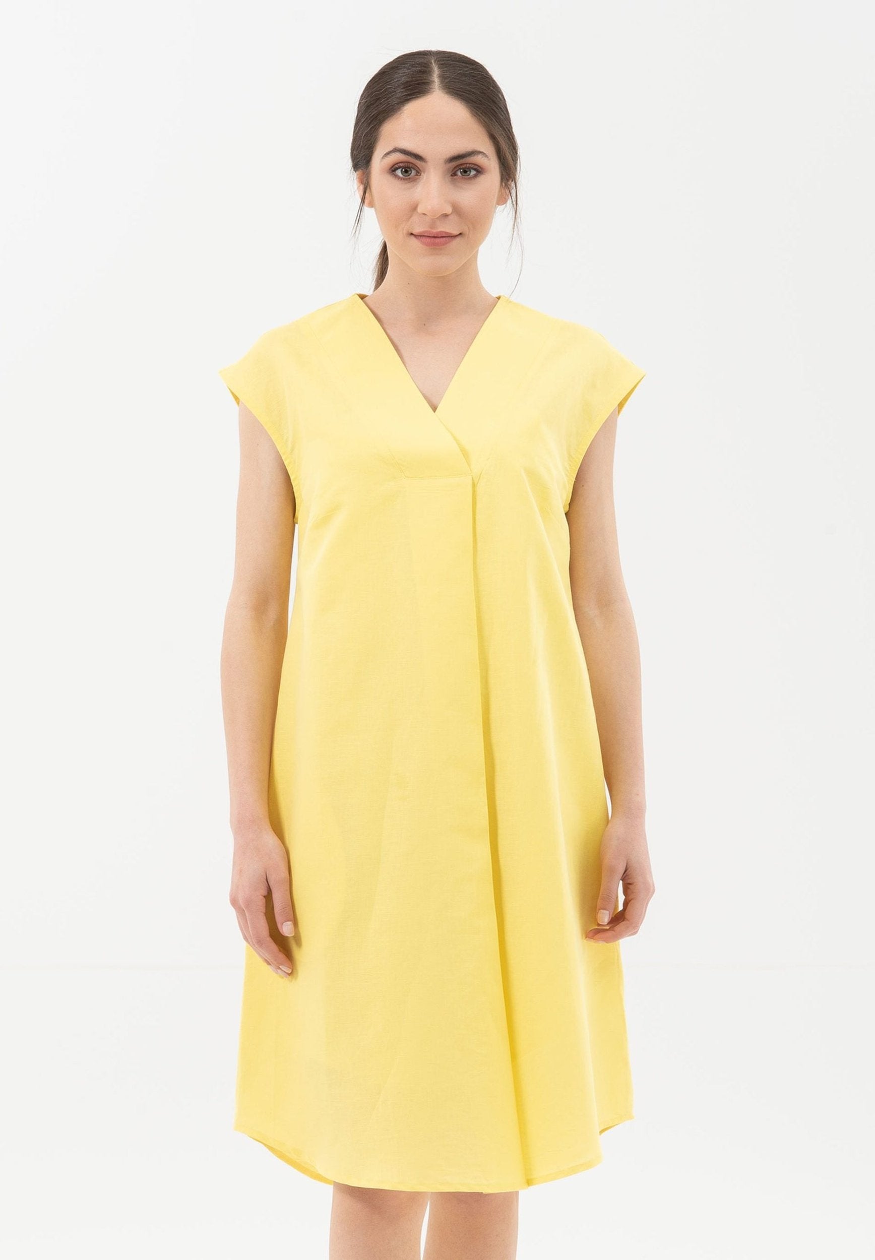 Kleid aus Leinen mit Bio-Baumwolle | Eco Damenmode