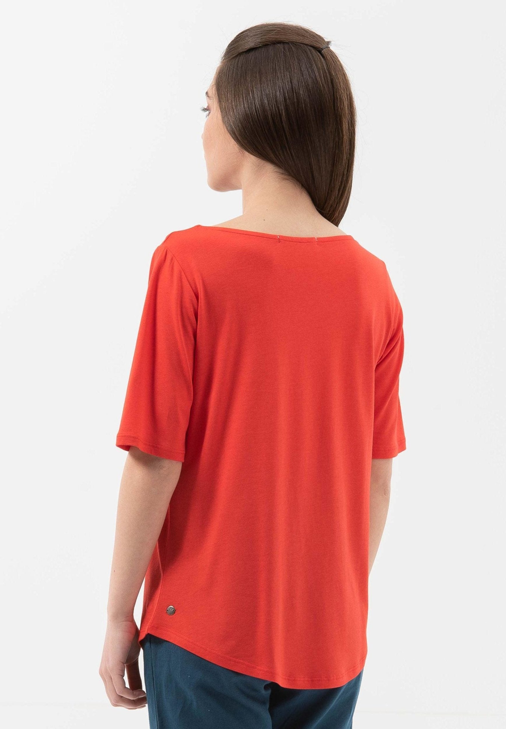 T-Shirt aus TENCEL™ Lyocell-Bio-Baumwolle-Mix