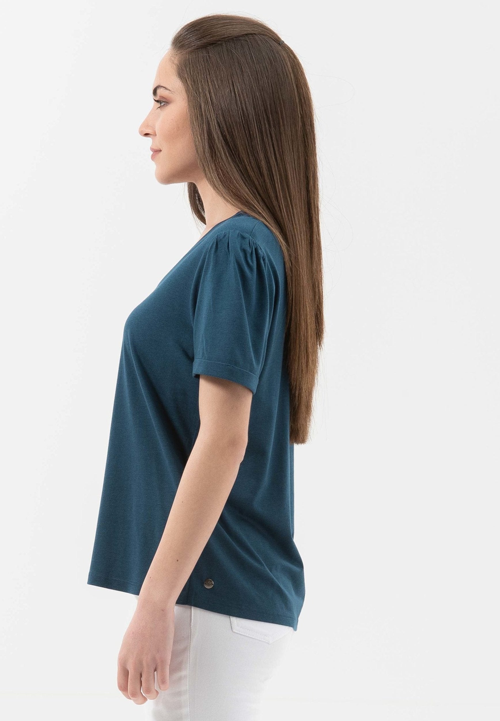 T-Shirt aus TENCEL™ Lyocell- Bio-Baumwolle-Mix