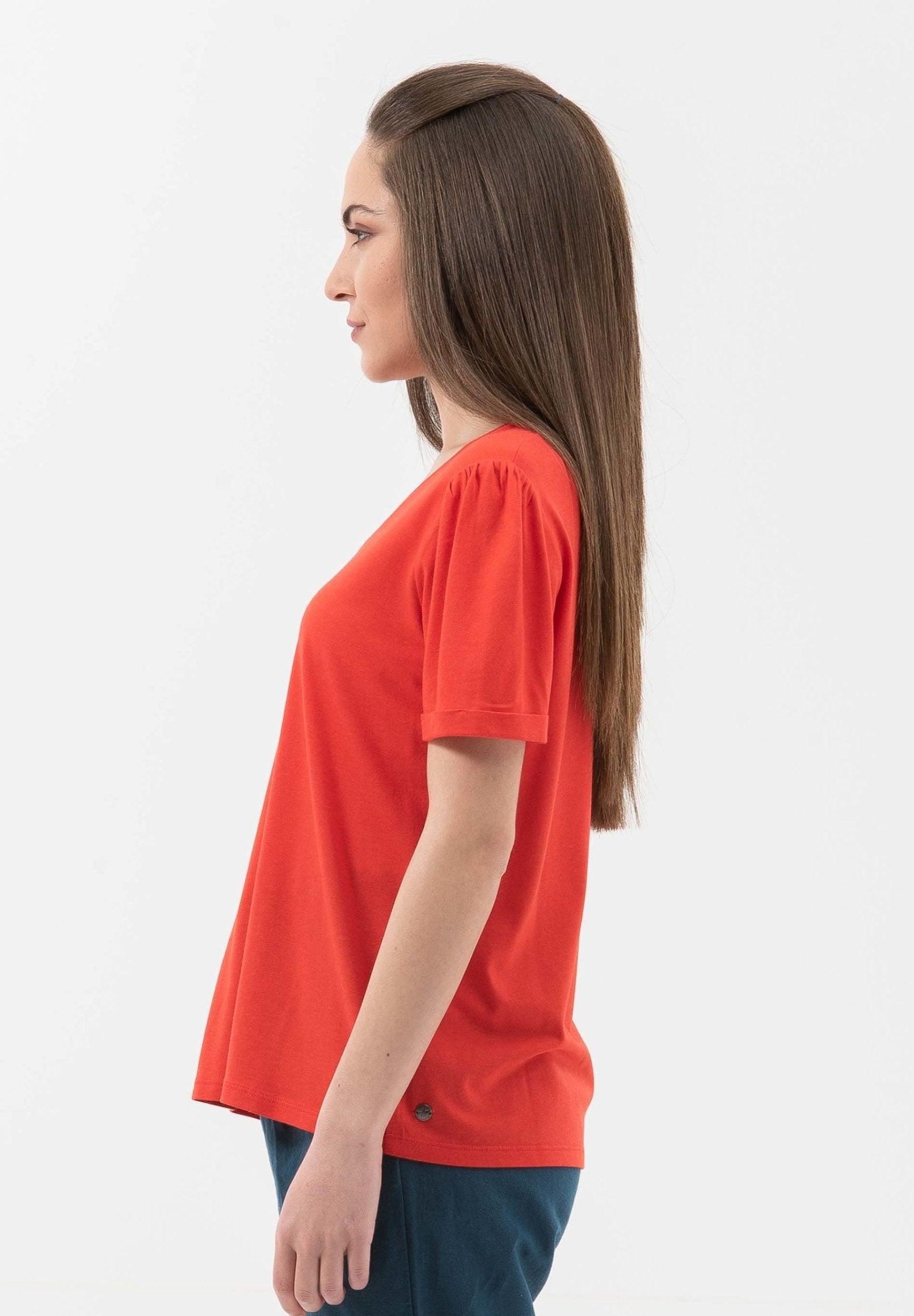 T-Shirt aus TENCEL™ Lyocell-Bio-Baumwolle-Mix