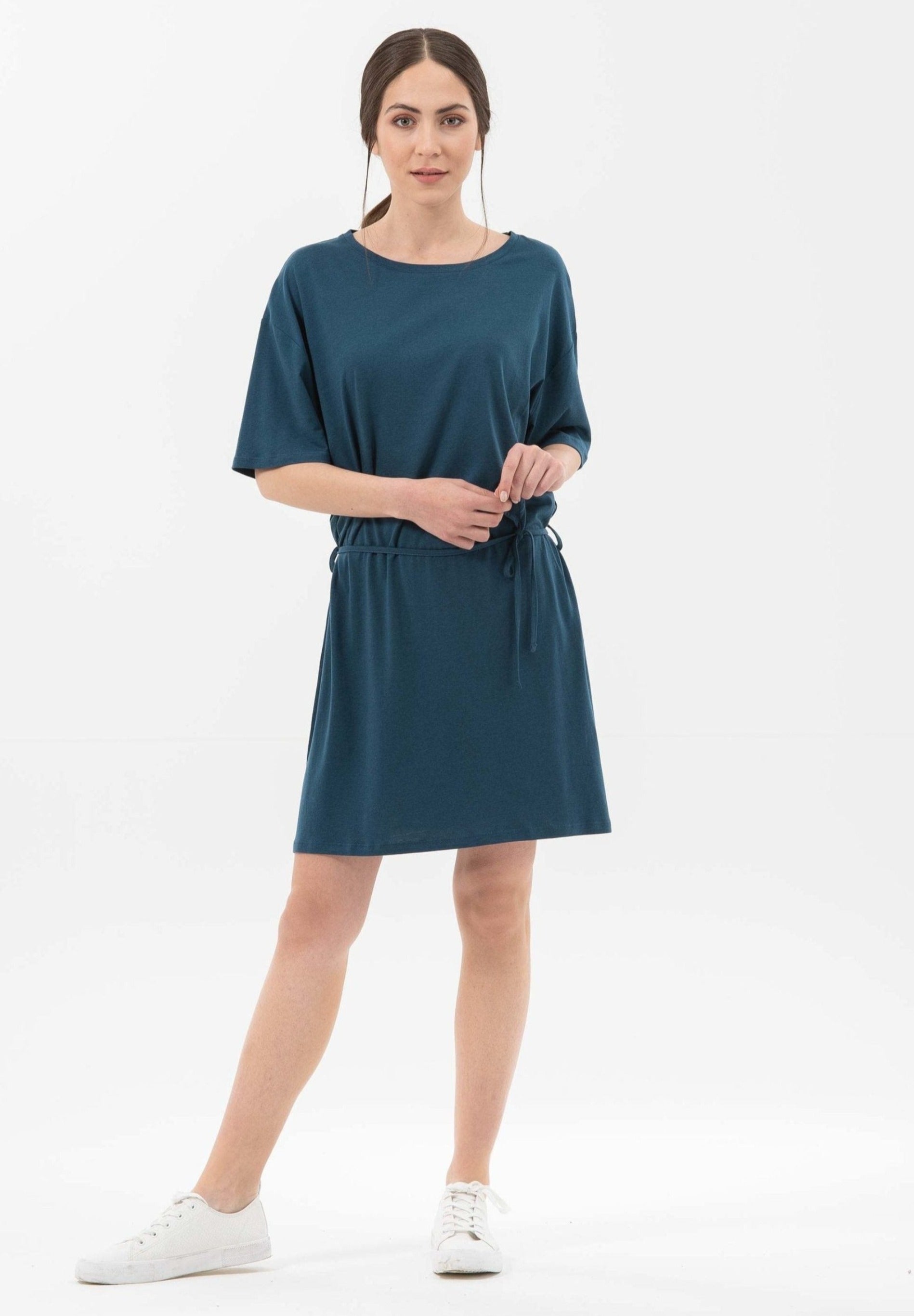 Jerseykleid aus TENCEL™ Lyocell mit Bio-Baumwolle