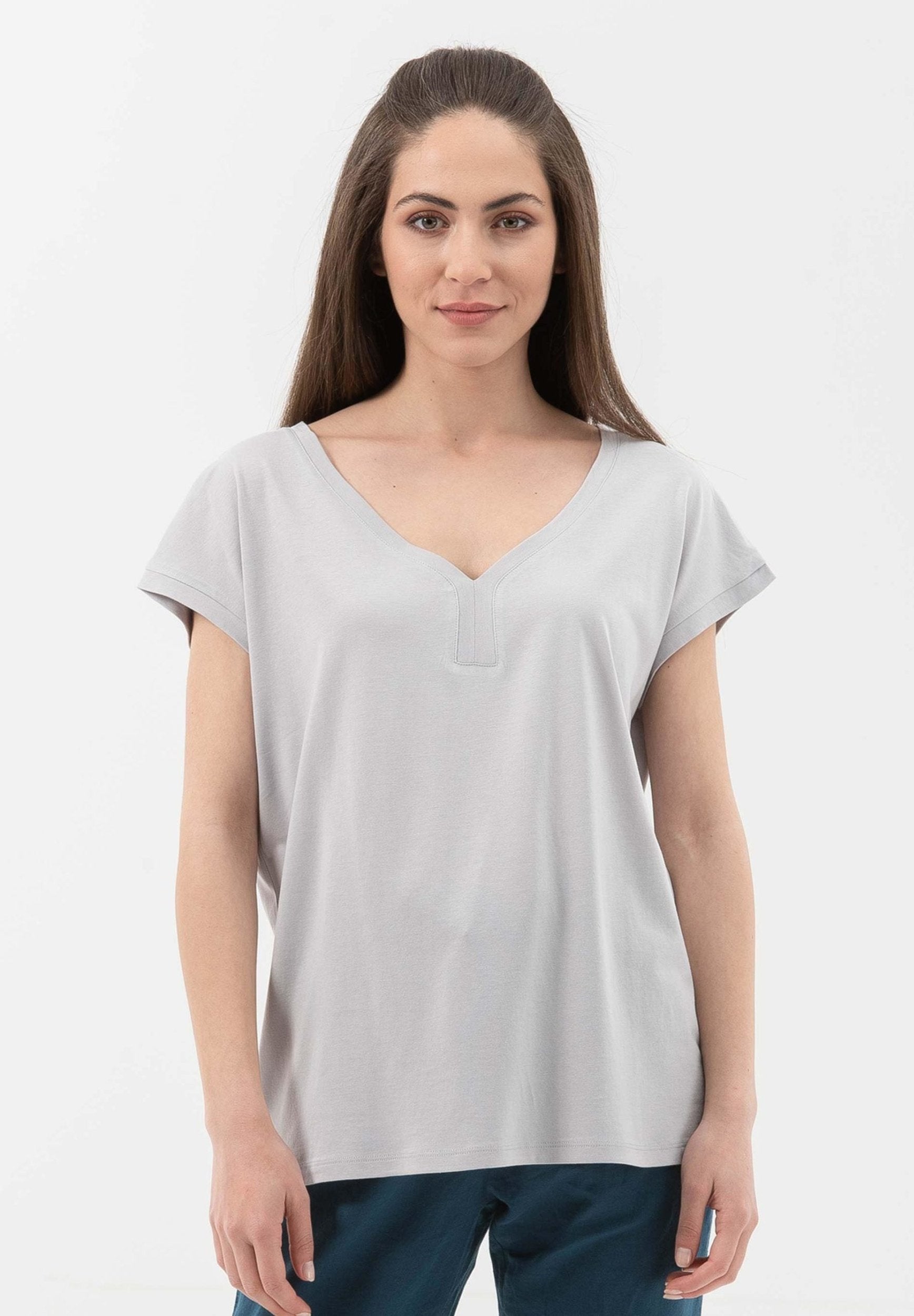 T-Shirt aus TENCEL™ Lyocell- Bio-Baumwolle-Mix | Nachhaltige Damenmode