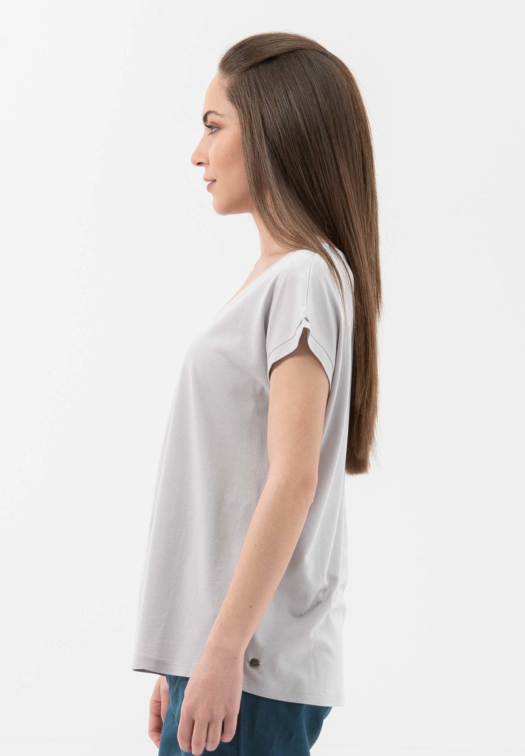T-Shirt aus TENCEL™ Lyocell- Bio-Baumwolle-Mix