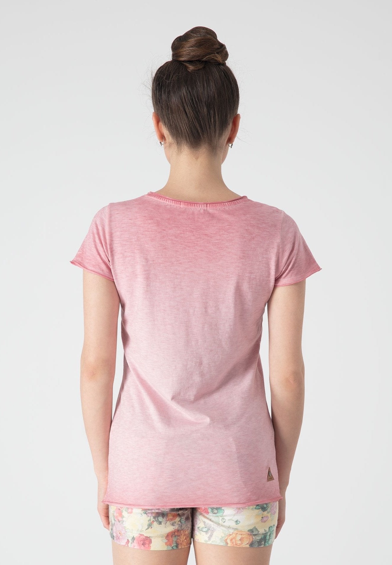 Bedrucktes T-Shirt aus Bio-Baumwolle mit Vogel Motive