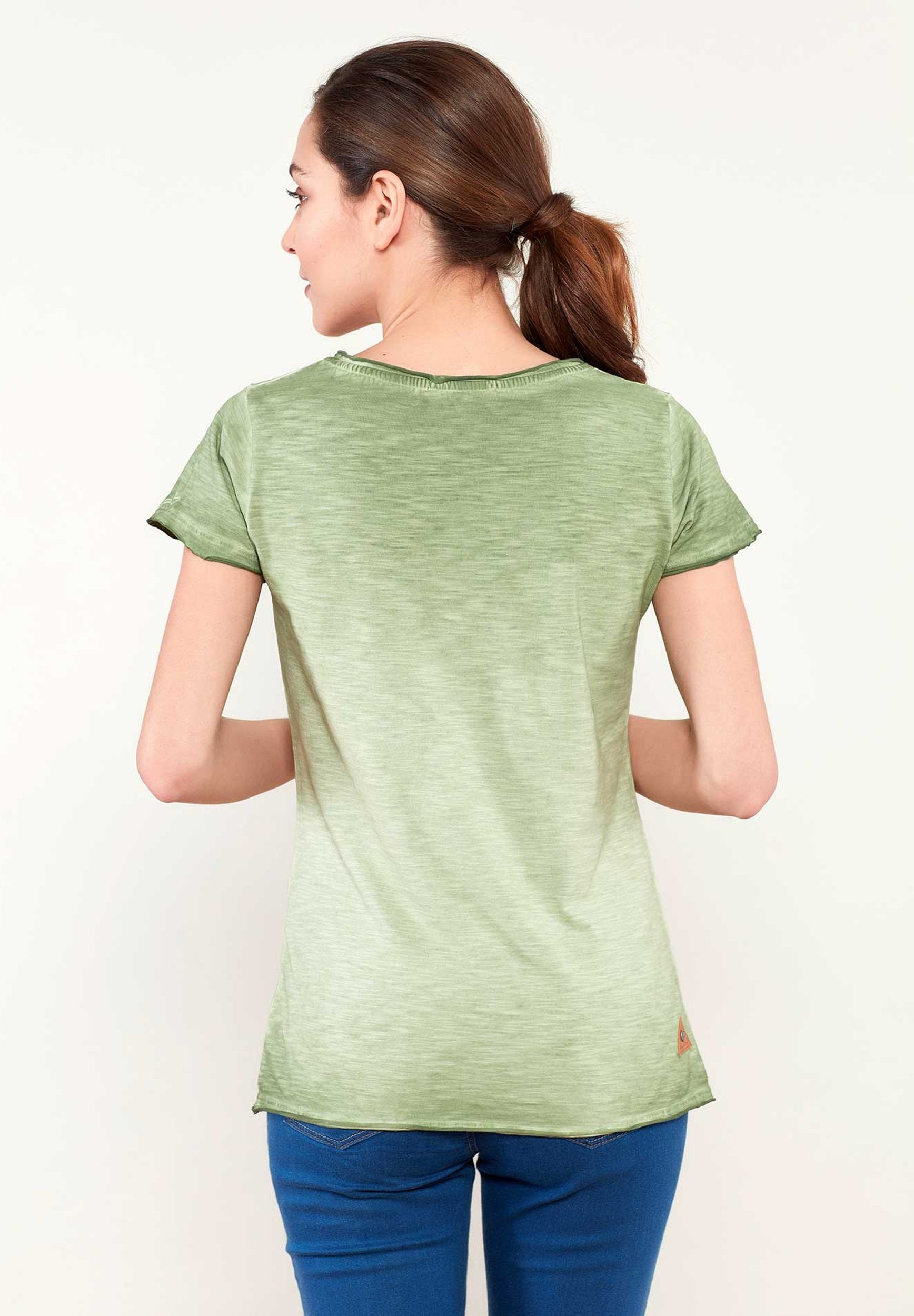 Bedrucktes T-Shirt aus Bio-Baumwolle mit Fahrrad Motive