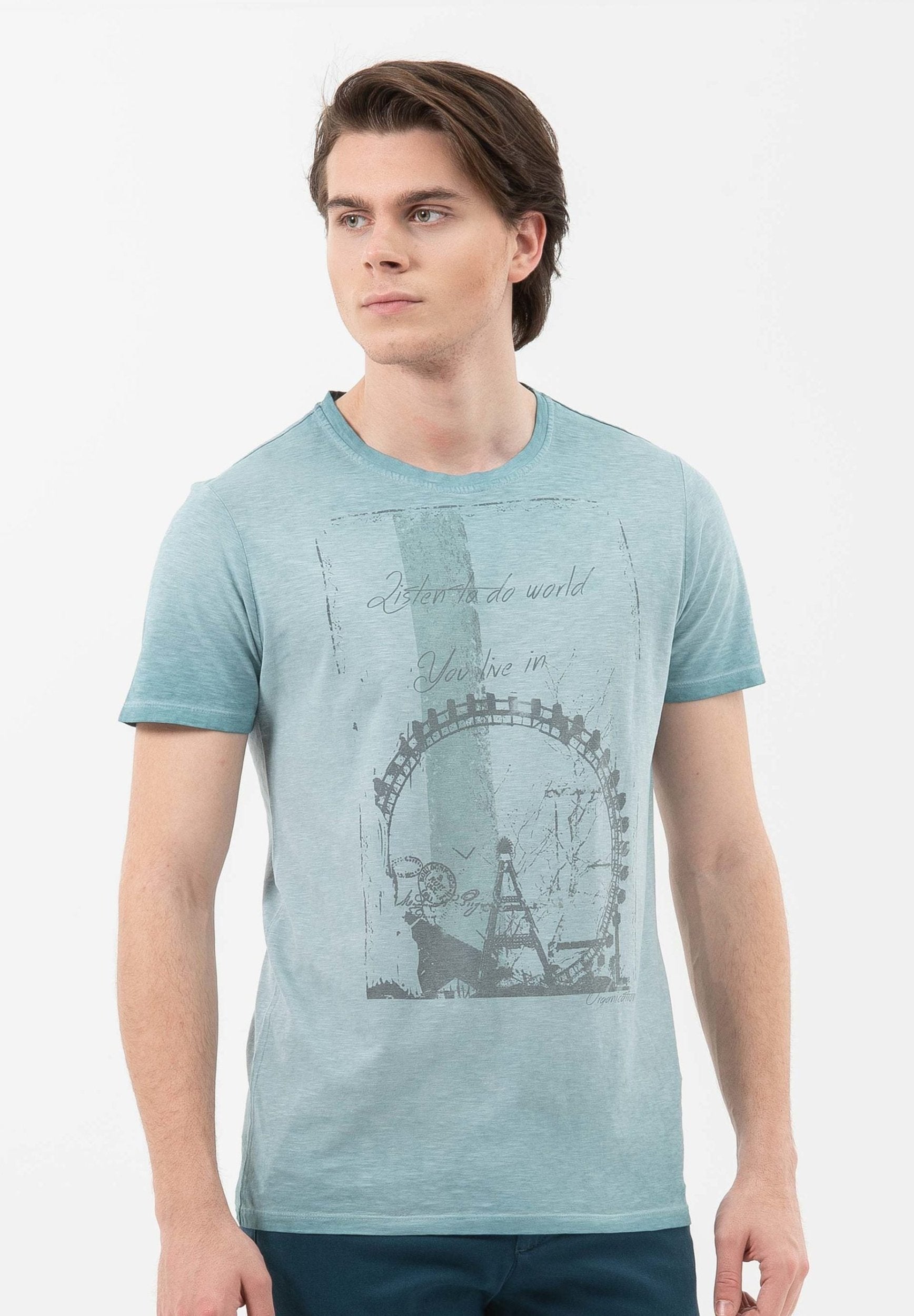Garment Dyed T-Shirt aus Bio-Baumwolle