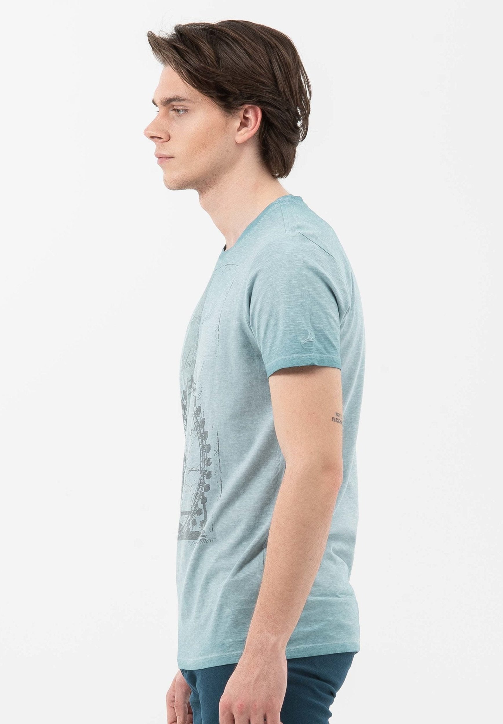 Garment Dyed T-Shirt aus Bio-Baumwolle