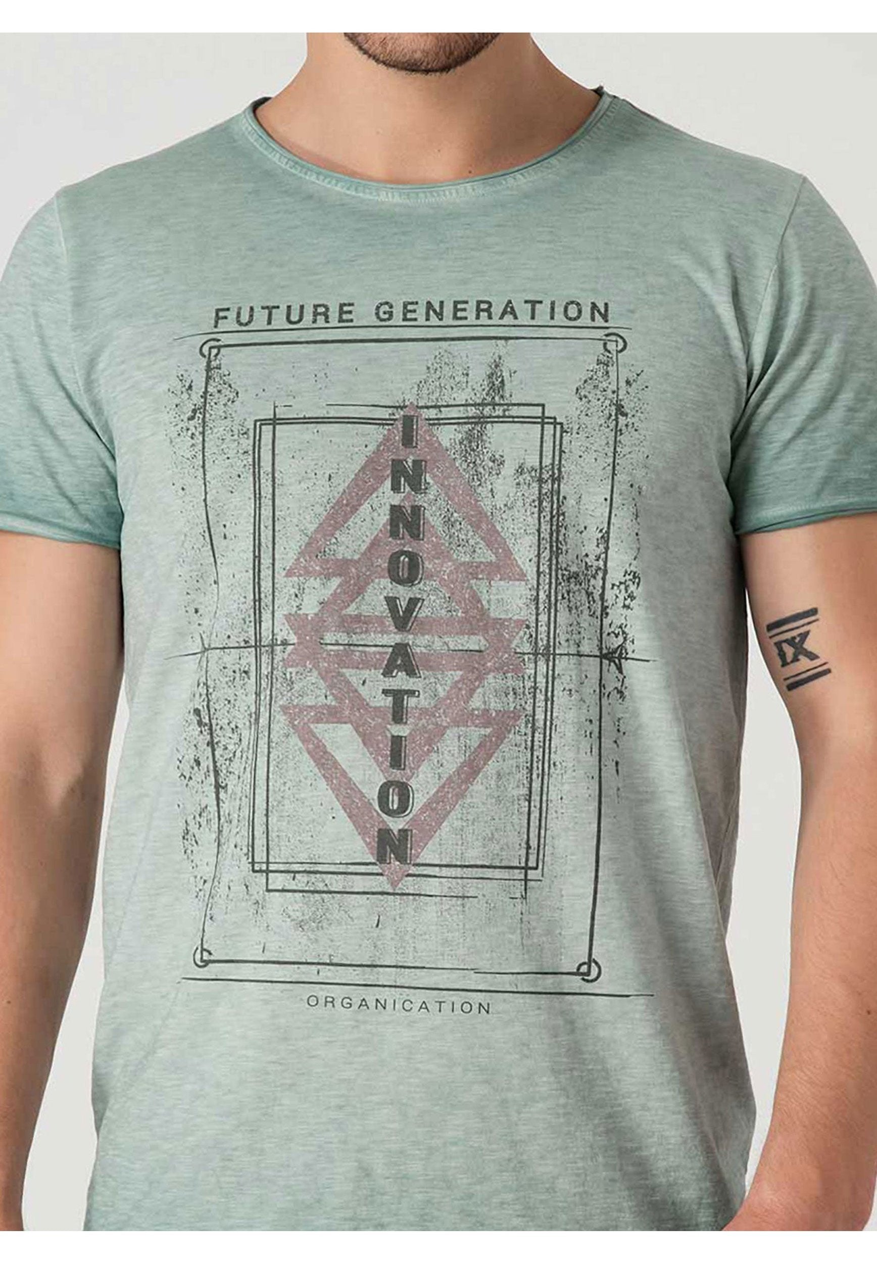 Bedrucktes T-Shirt aus Bio-Baumwolle