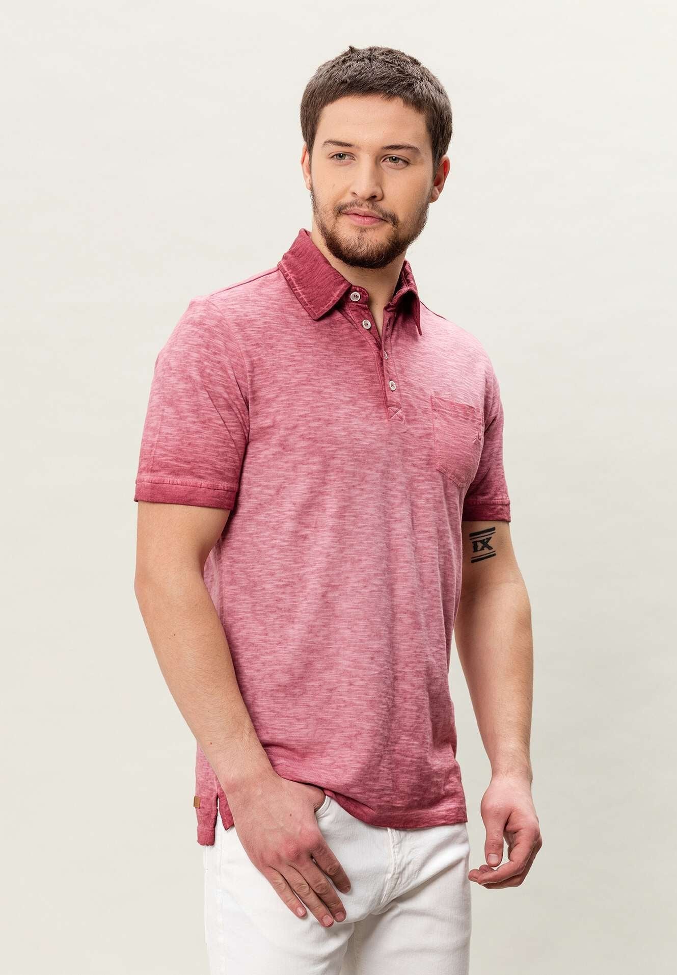 Garment Dyed Poloshirt aus Bio-Baumwolle
