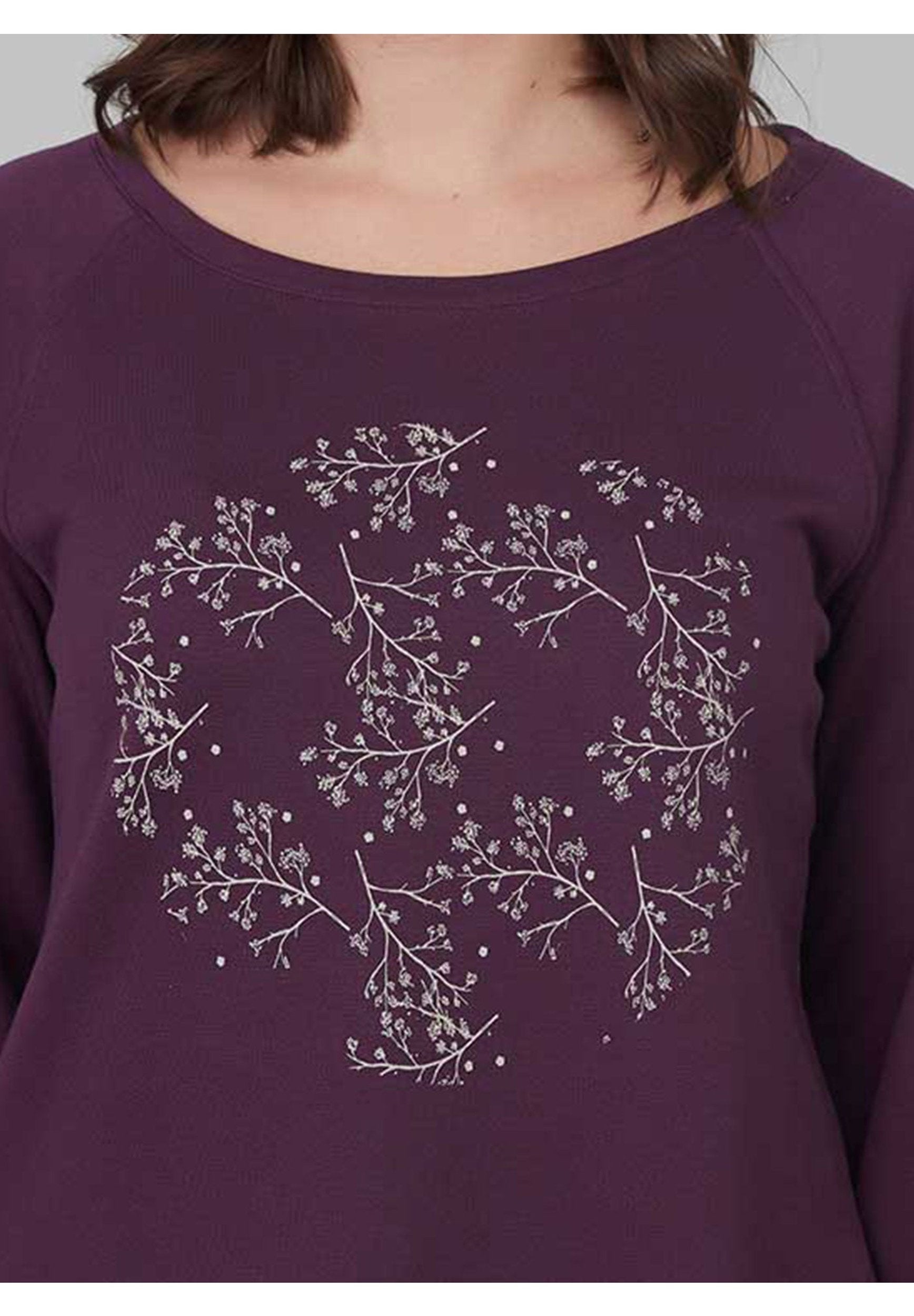 TENCEL™ Lyocell Langarmshirt mit Blumenprint