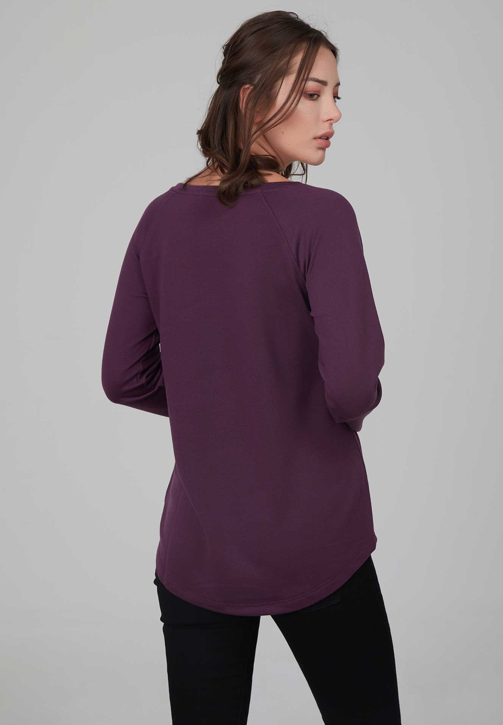 TENCEL™ Lyocell Langarmshirt mit Blumenprint