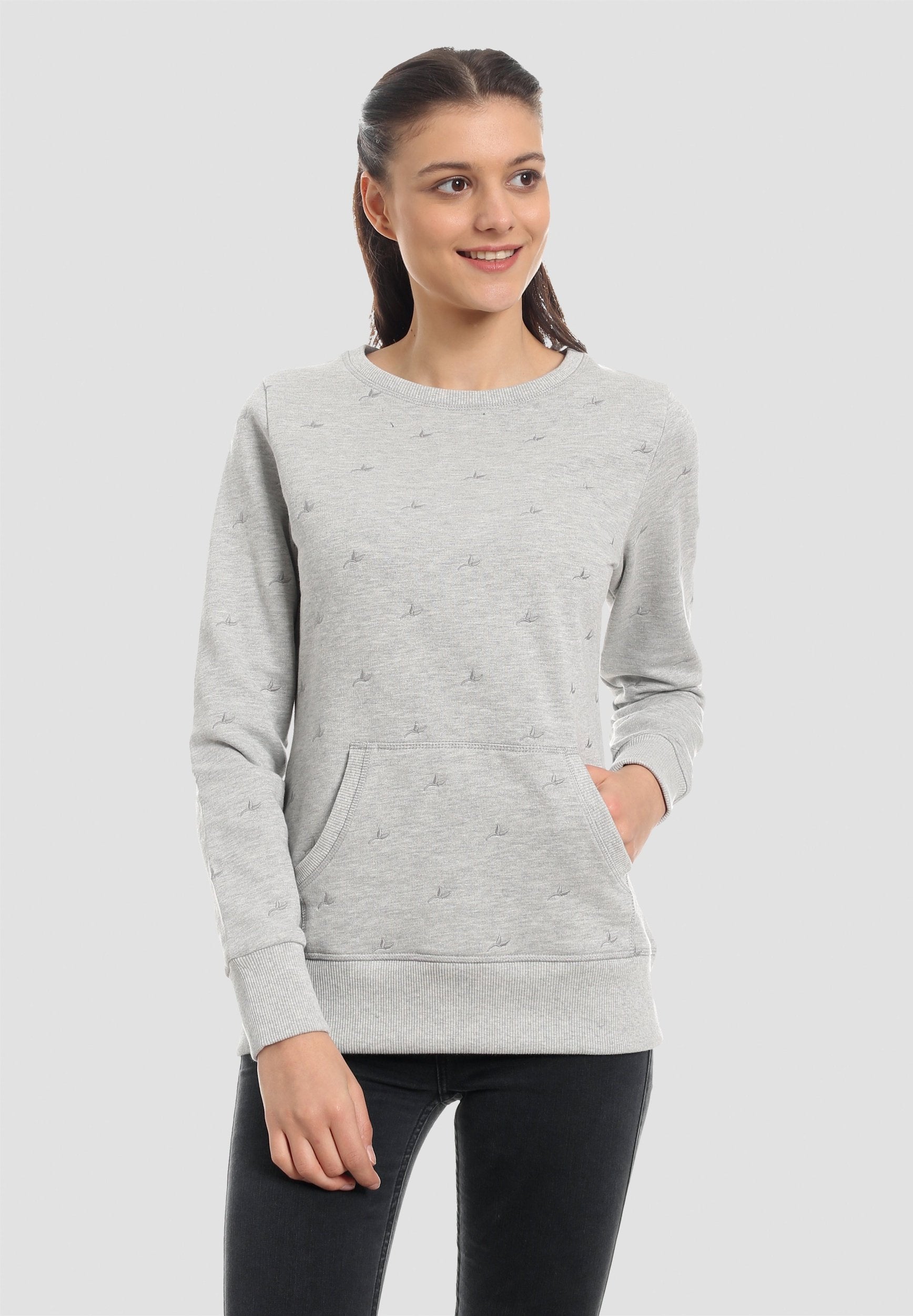 Allover-Gestrickt Sweatshirt aus Bio-Baumwolle