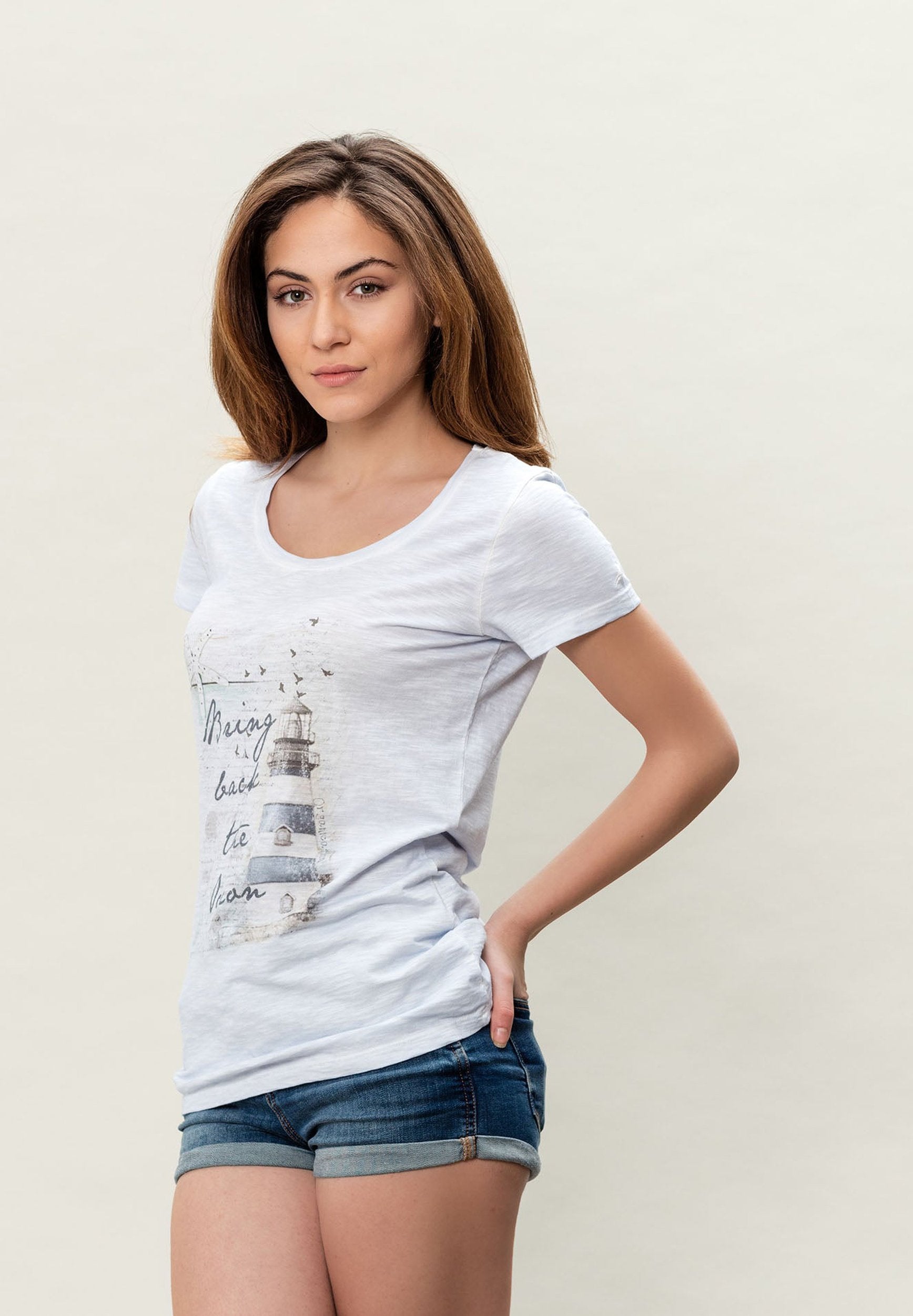 Cold Dyed T-Shirt aus Bio-Baumwolle