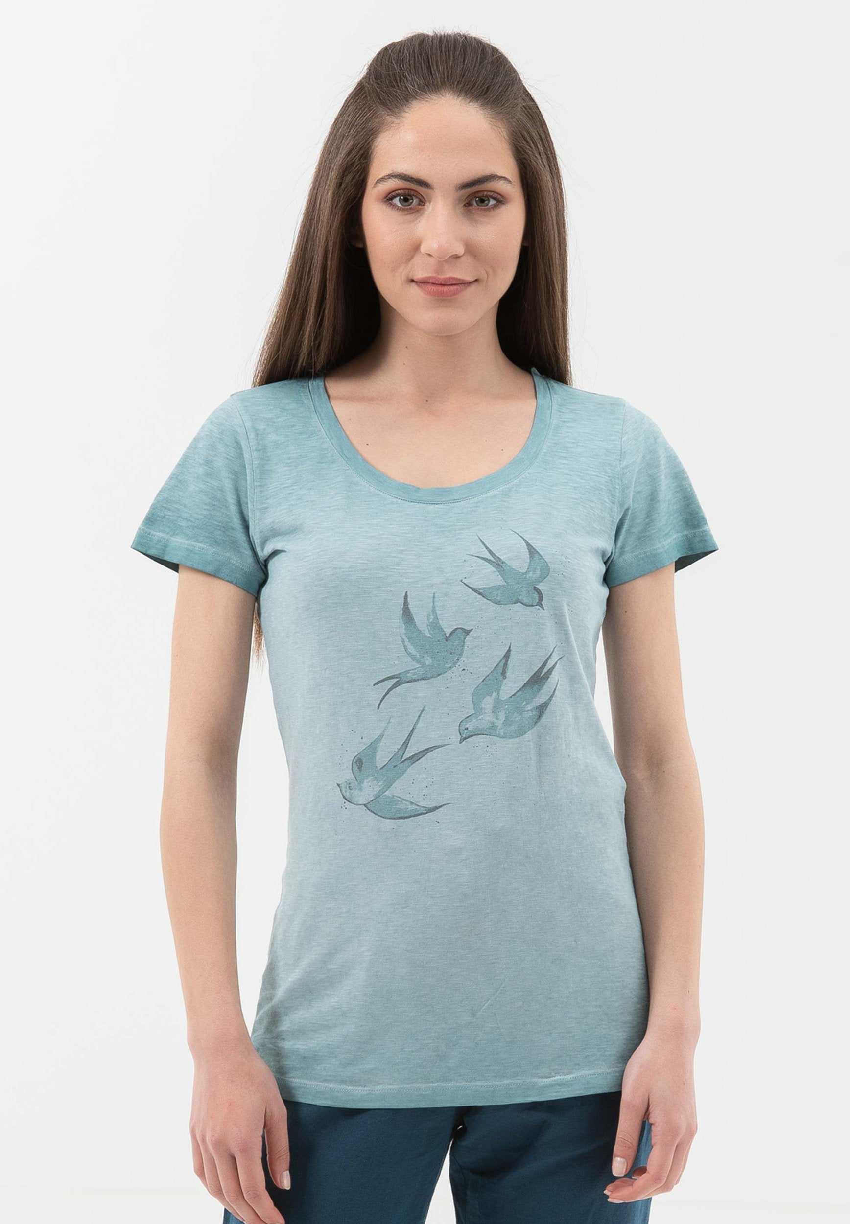 Cold Dyed T-Shirt aus Bio-Baumwolle